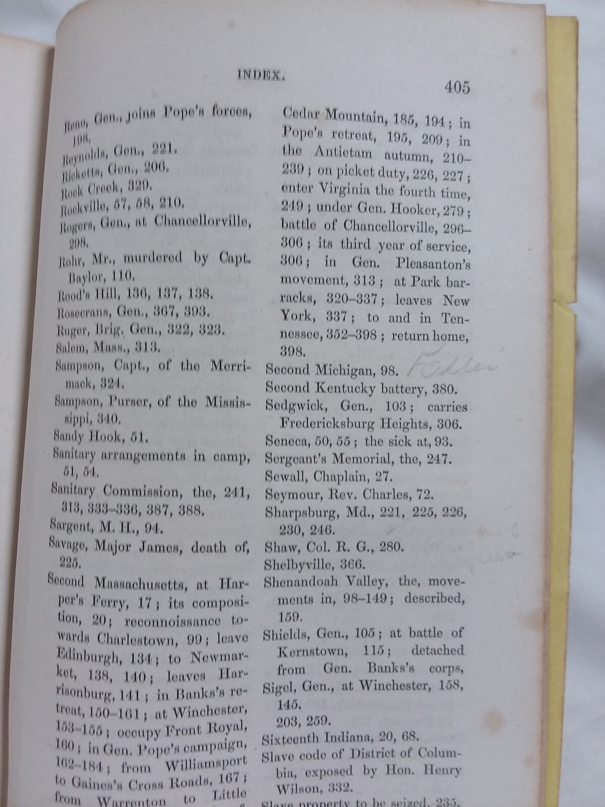 The Potomac and The Rapidan-Army Notes, 1861-63. With Folding Map – 1864