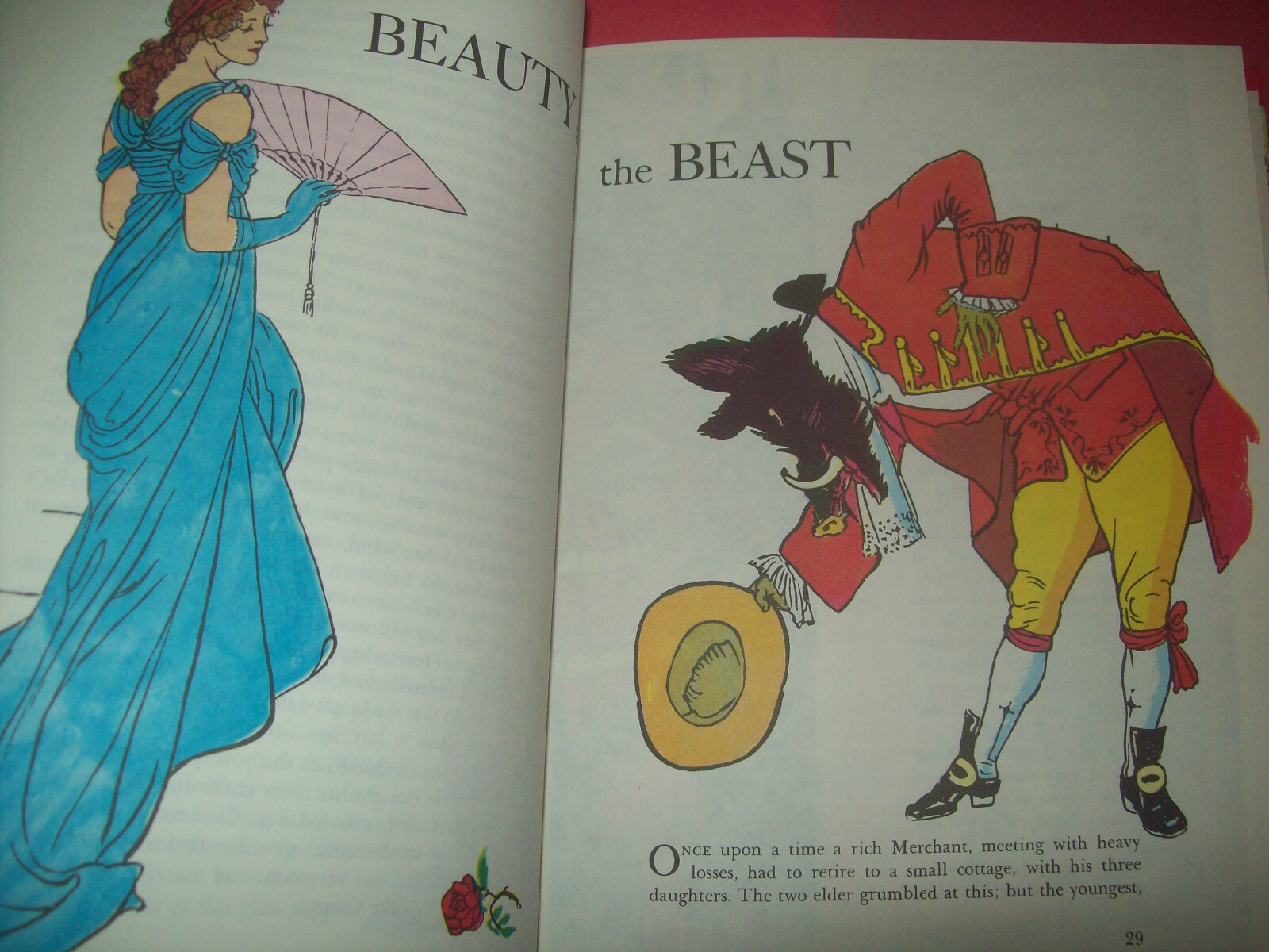 BEST LOVED FAIRY TALES /THE REAL MOTHER GOOSE- TWO LARGE FORMAT HC BOOKS