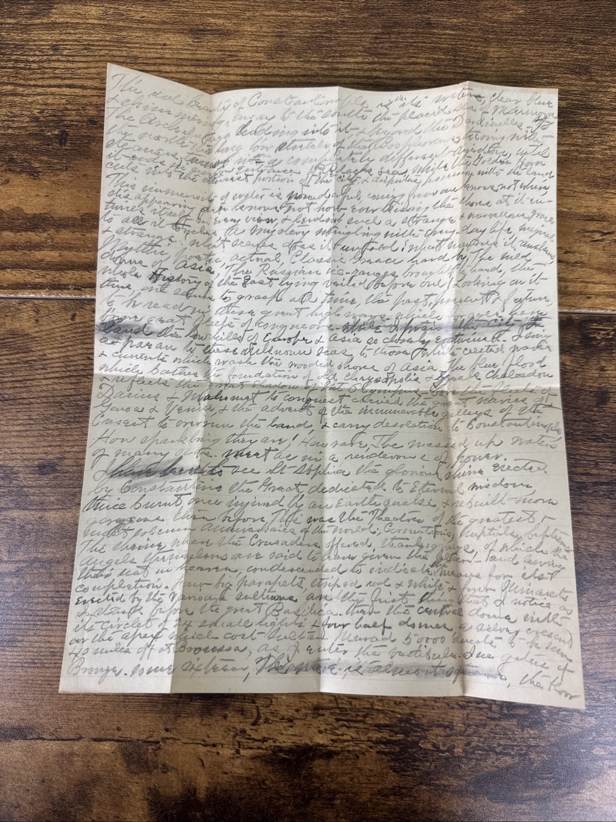 MURRAYS HAND-BOOK FOR CONSTANTINOPLE, BRUSA & THE TROAD 1905~W TRAVEL MANUSCRIPT