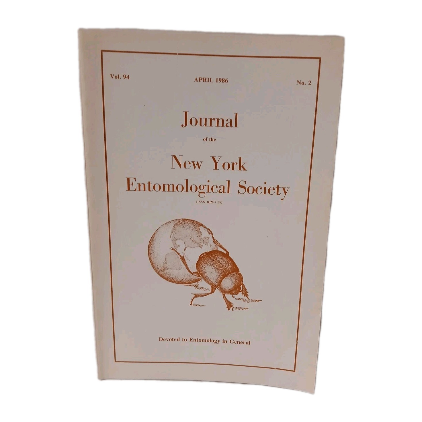 Journal of the New York Entomological Society April 1986 Vol 94 Vol 2