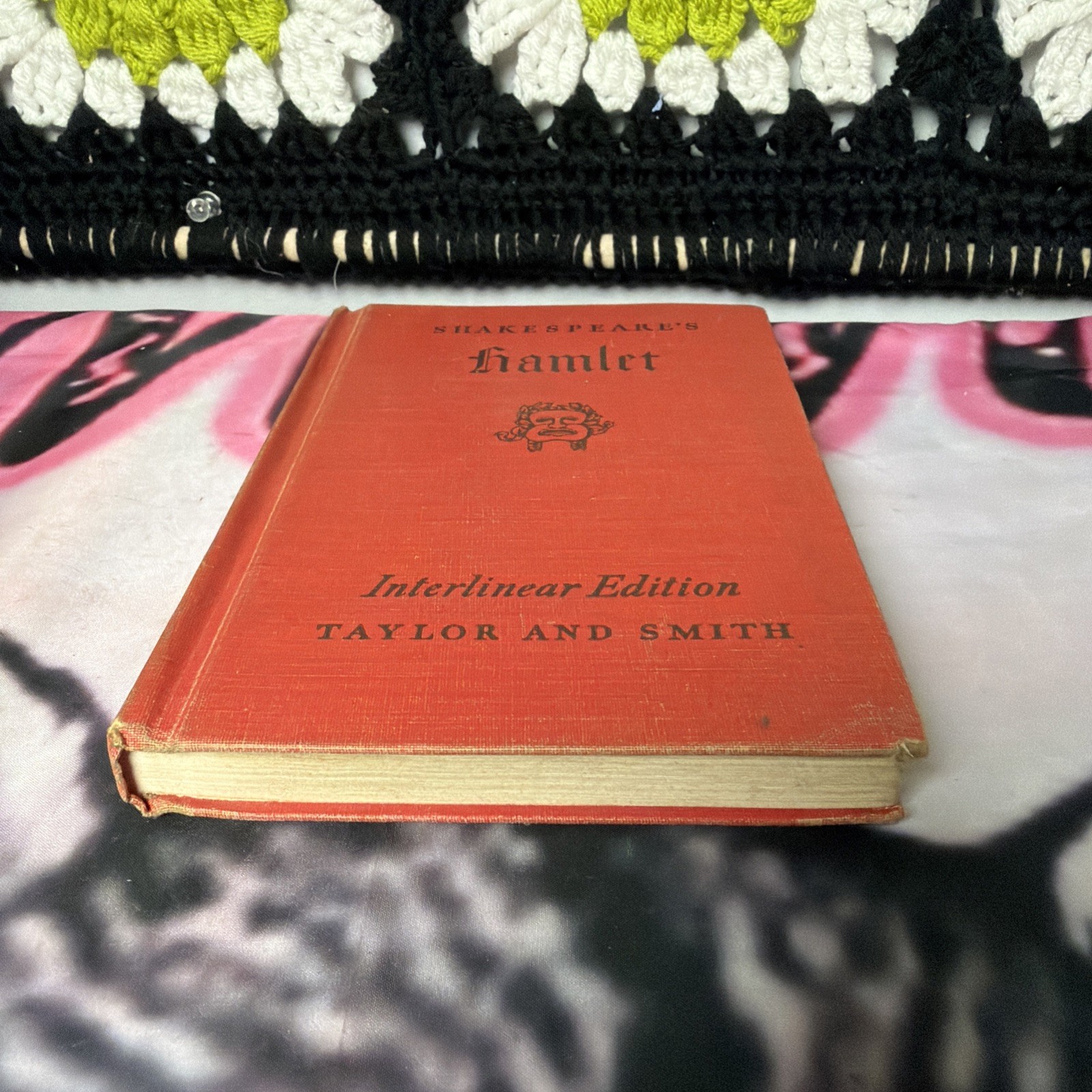 Vtg 1936 Shakespeares Hamlet Interlinear Edition Taylor Smith Ginn Red Hardcover