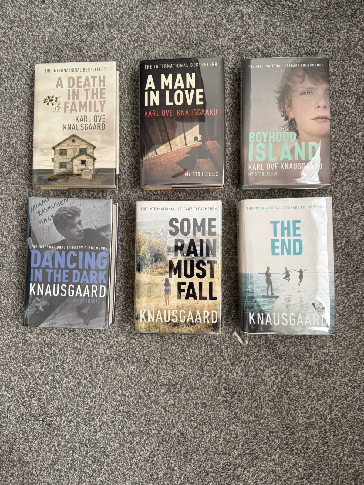 Karl Ove Knausgaard My Struggle All 6 volumes Harvill Secker 2012 1st / 1st