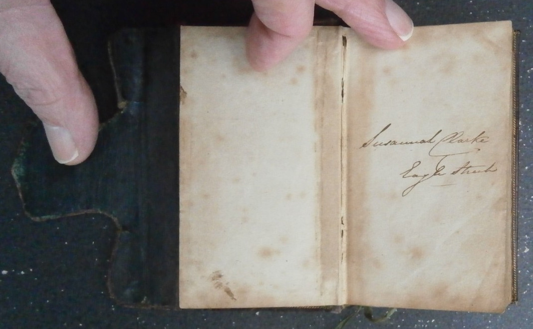 1831 Miniature decorated Leather Binding A COLLECTION OF HYMNS FOR METHODISTs