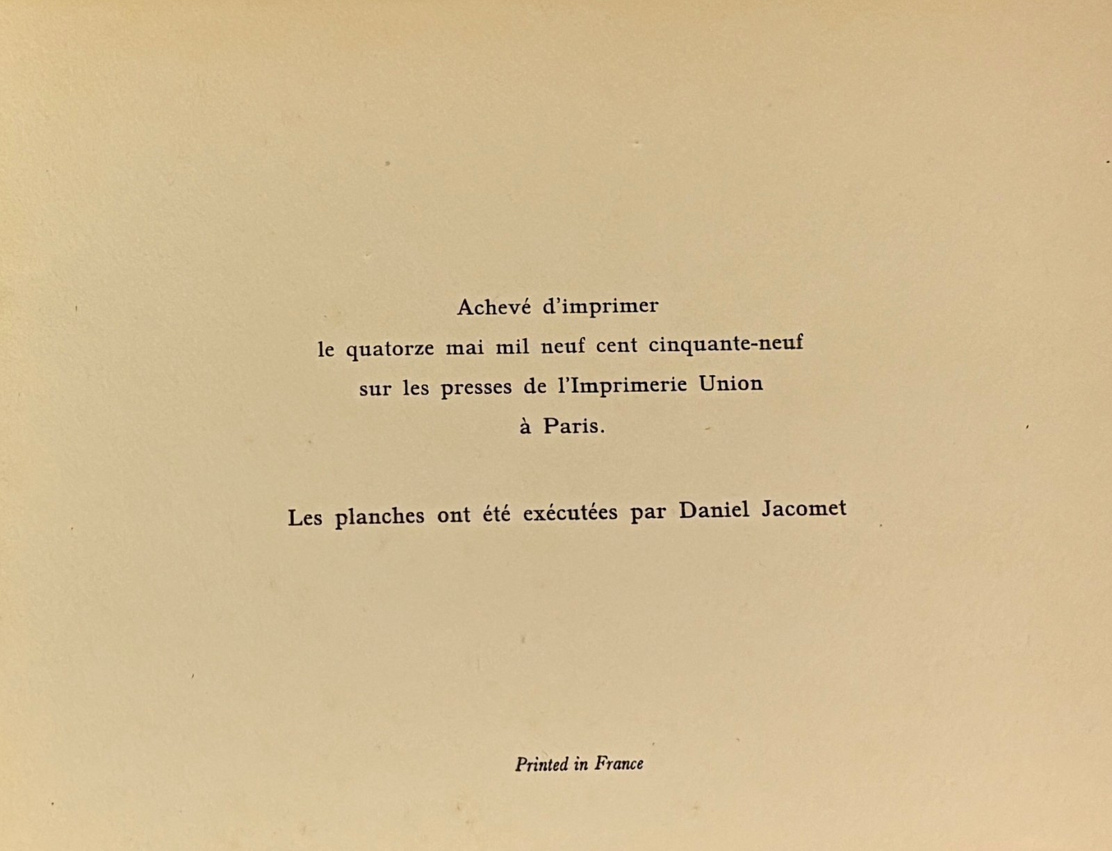 Georges Braque Le Solitaire [Limited Edition:1959], #658 of 900 Andre Verdet ed.