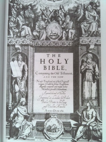 The Holy Bible: King James Version, Black, 1611 Edition Deluxe Hand-bound