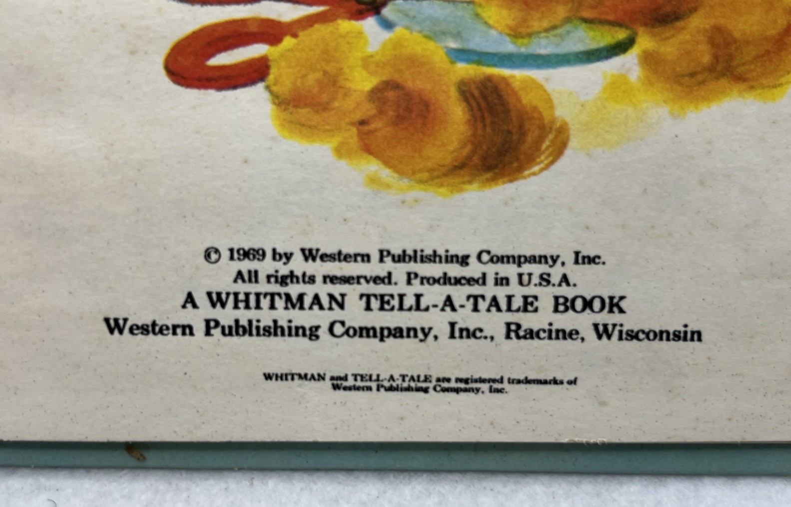 1969 Whitman Publishing Company Tell A Tale Book THE LION’S HAIRCUT J Giddings