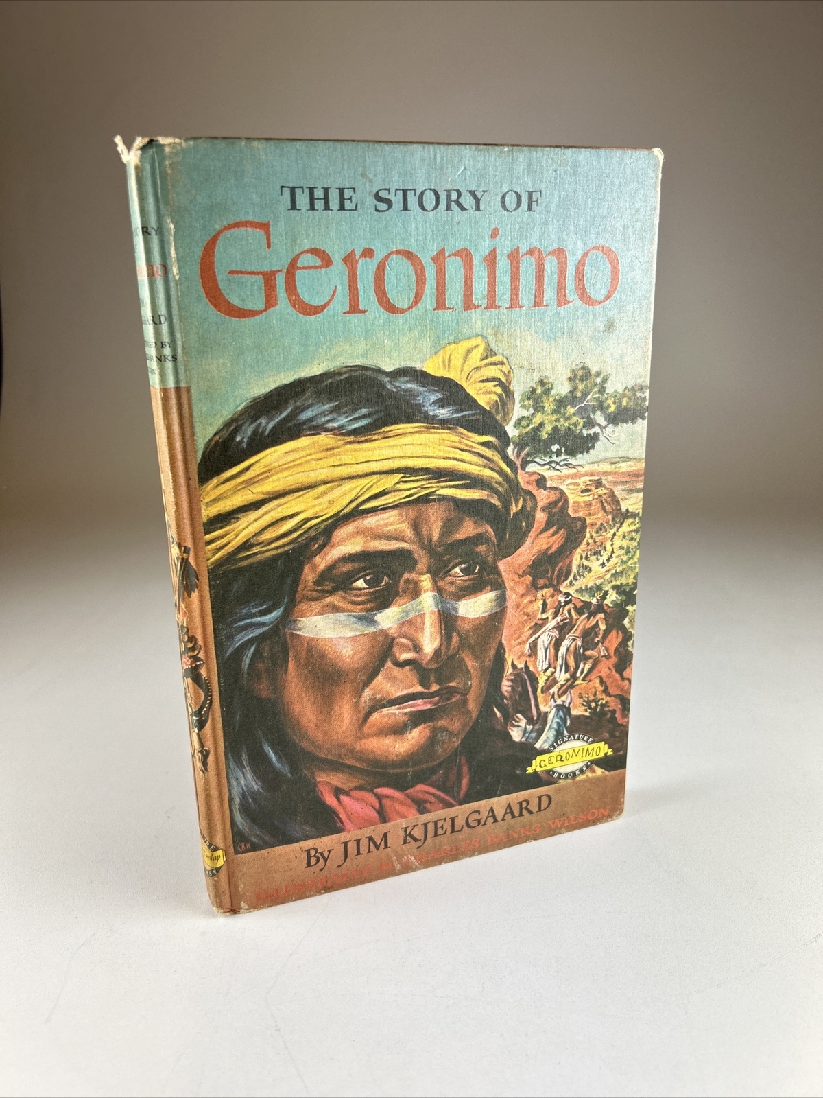 The Story of Geronimo by Jim Kjelgaard 1958 Weekly Reader Book HB