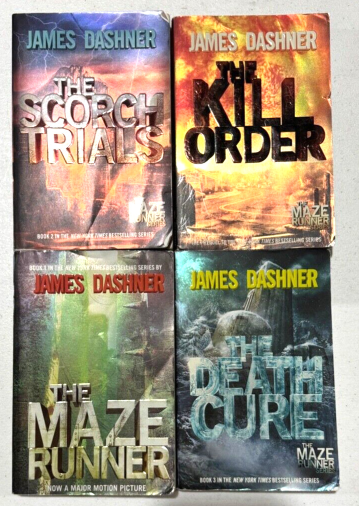 THE MAZE RUNNER Book Series by James Dashner BOX SET Four Books