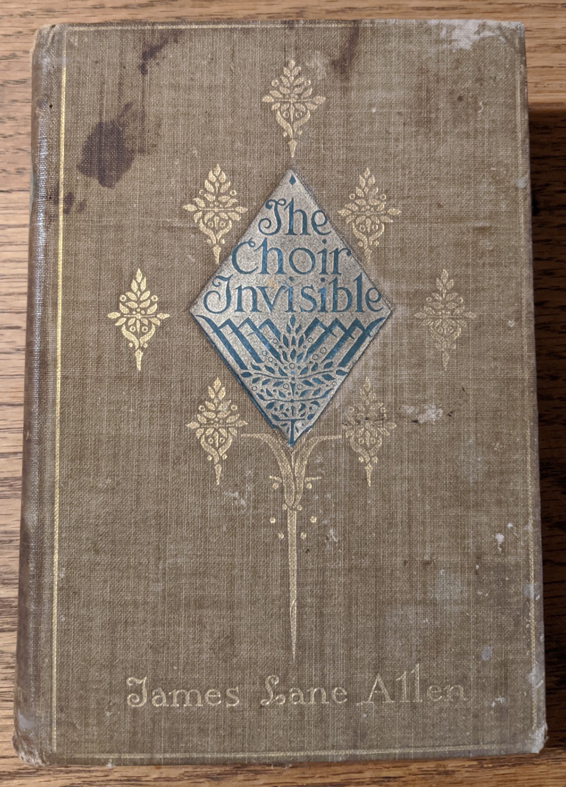 The Choir Invisible by James Lane Allen Vintage 1898 Hardcover