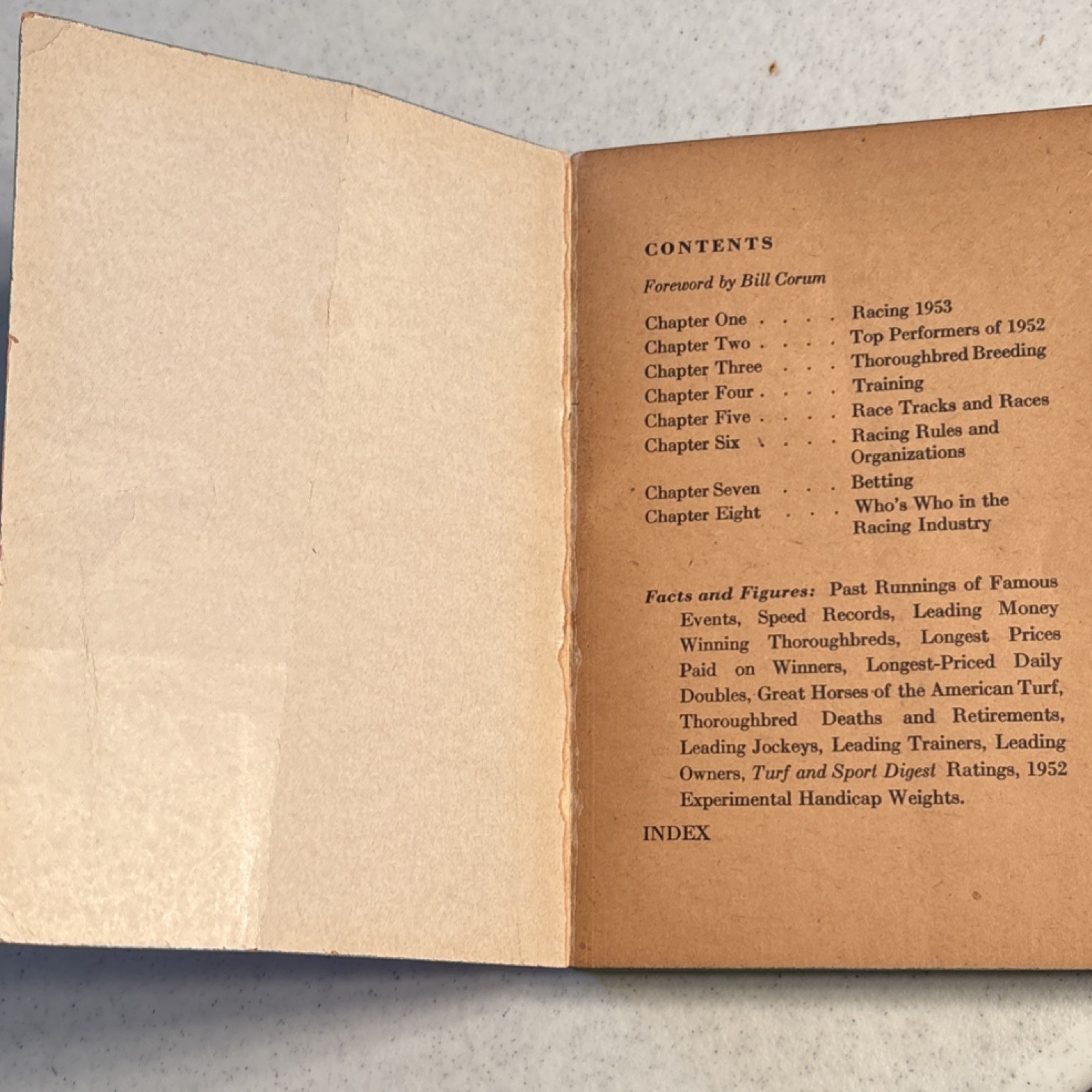 Dell 1953 Horse Racing Almanac Vintage Illustrated Paperback by Day & Barber