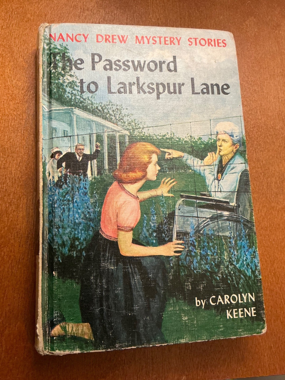 NANCY DREW THE PASSWORD TO LARKSPUR LANE #10 1st Yellow Spine Print 1962