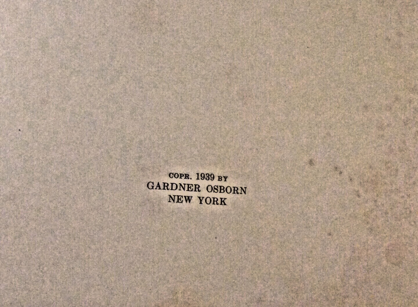 Streets Of Old New York Historical Picture Book Gardner Osborn 1939 Softcover