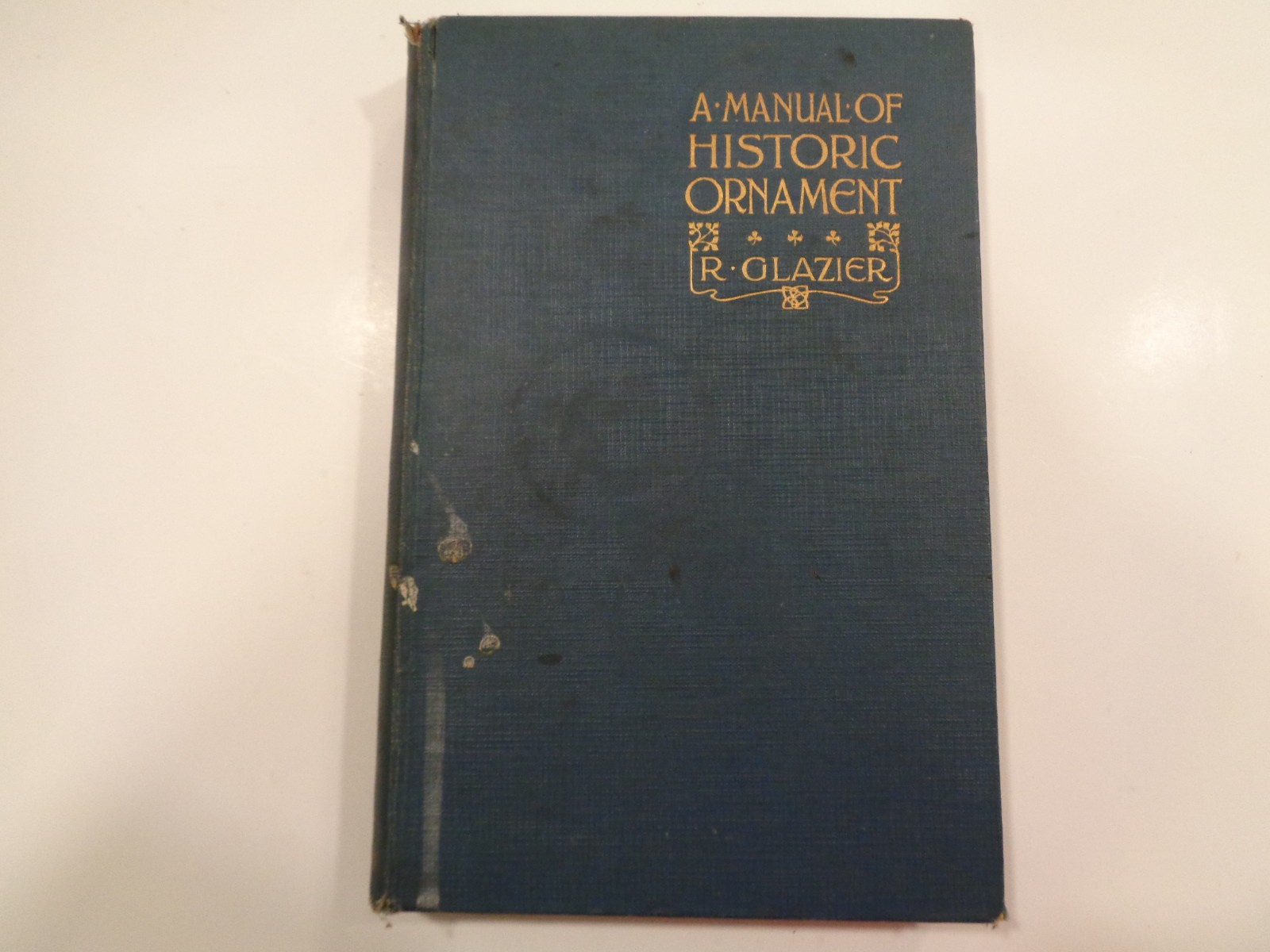 A Manual of Historic Ornament 1926 Richard Glazier Antique Architecture Illustra