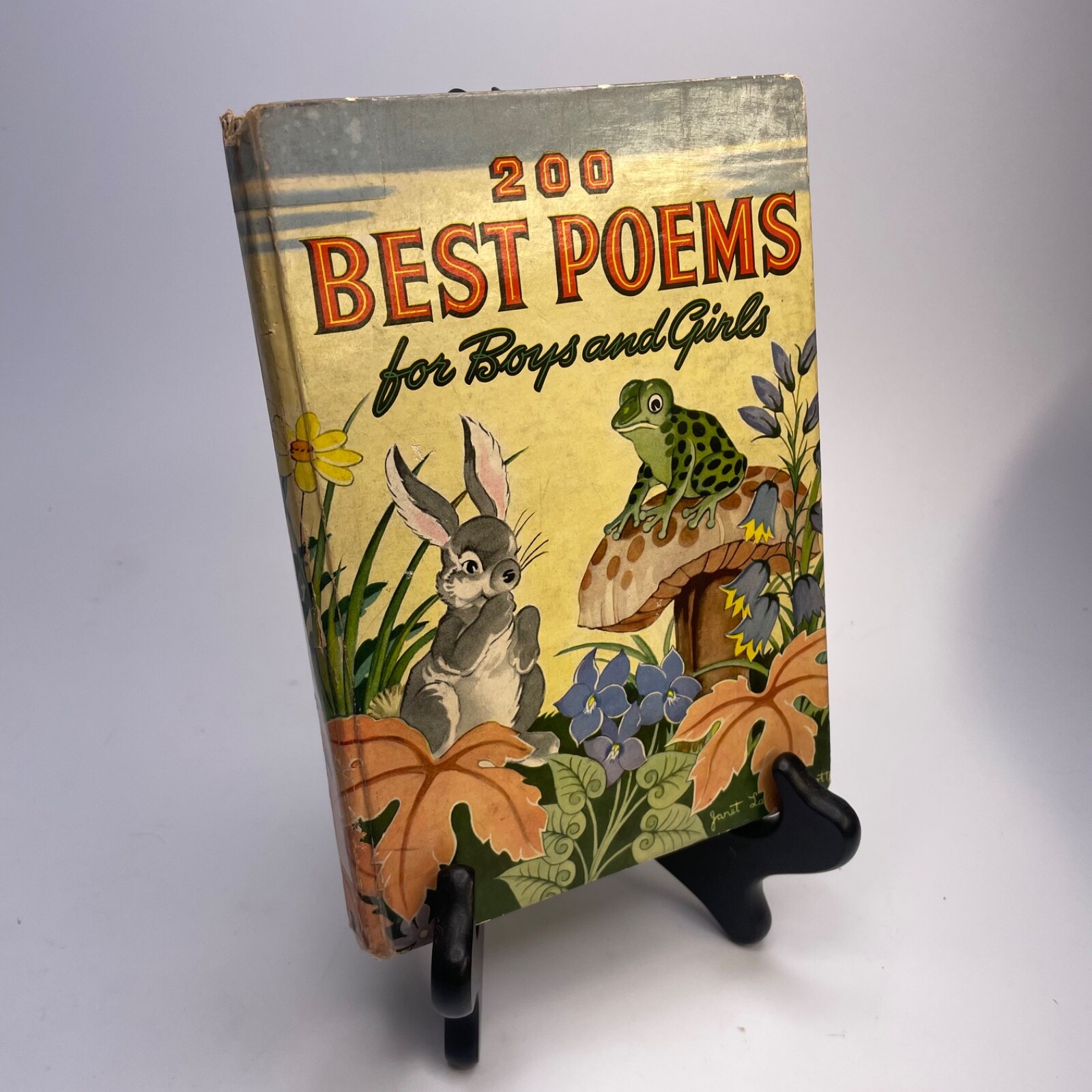 200 Best Poems For Boys And Girls 1938 Hardcover Compiled By Marjorie Barrows