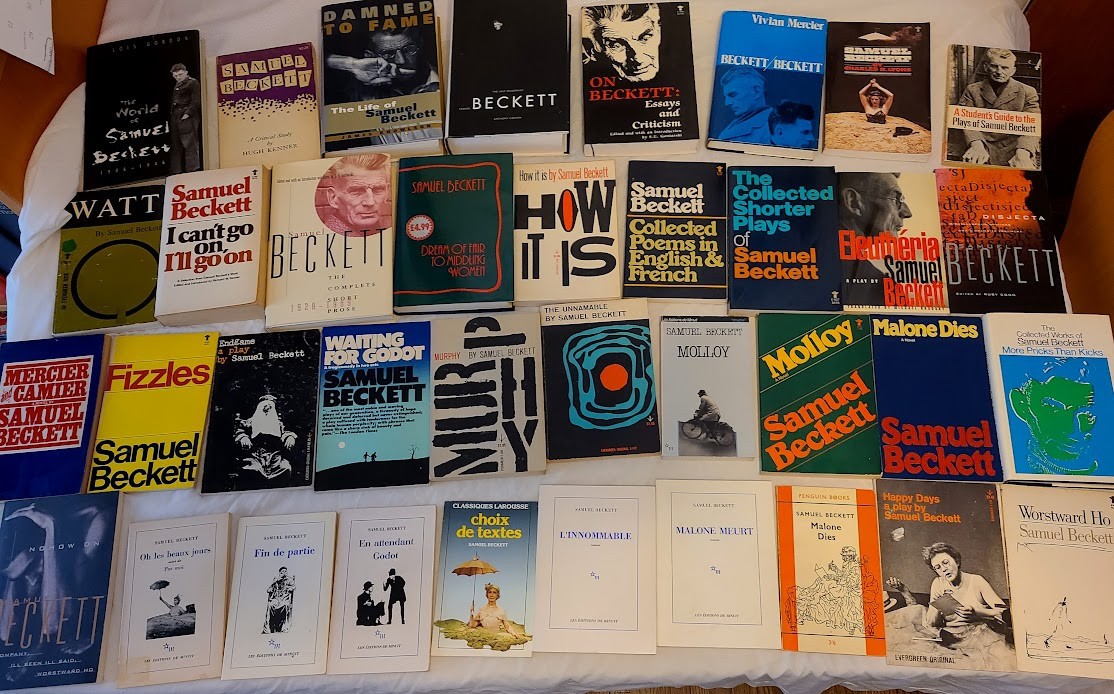 Samuel BECKETT books Primary and Secondary Sources ONE LOT of 37 volumes