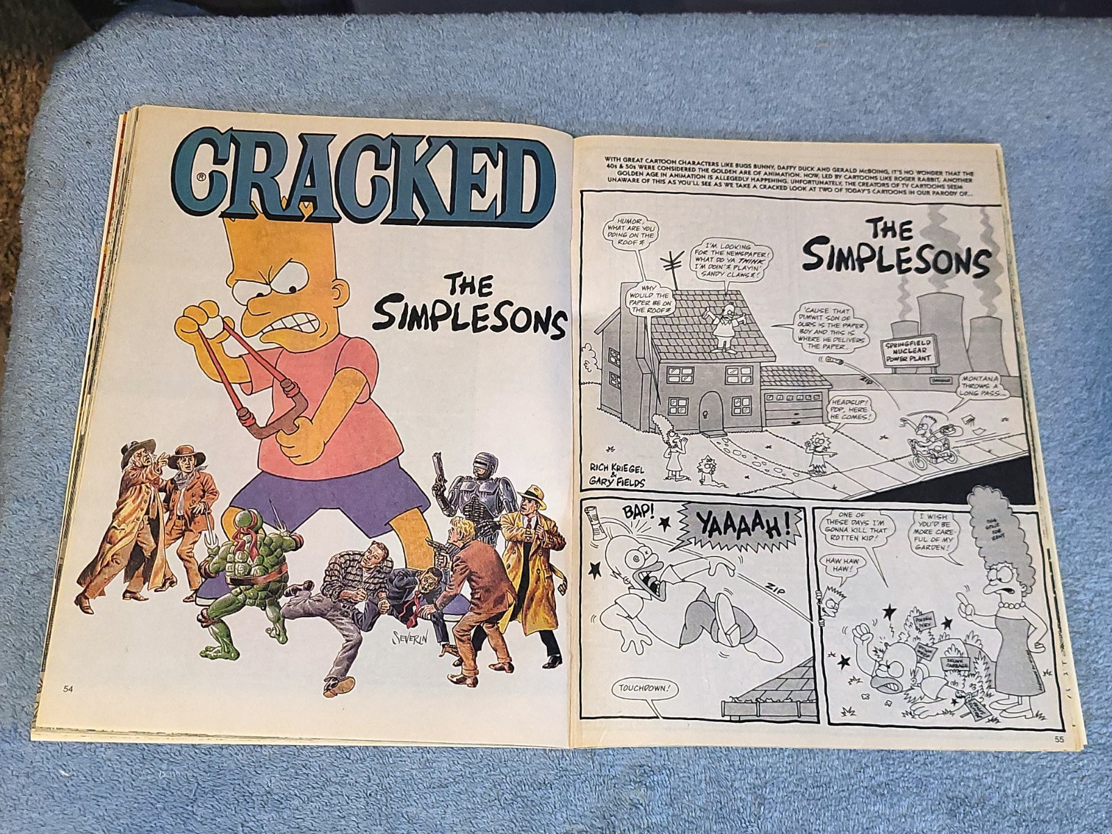 Cracked Collector’s Edition #102 1995 Humor Mad Simpson’s Parody VERY FINE/VF+