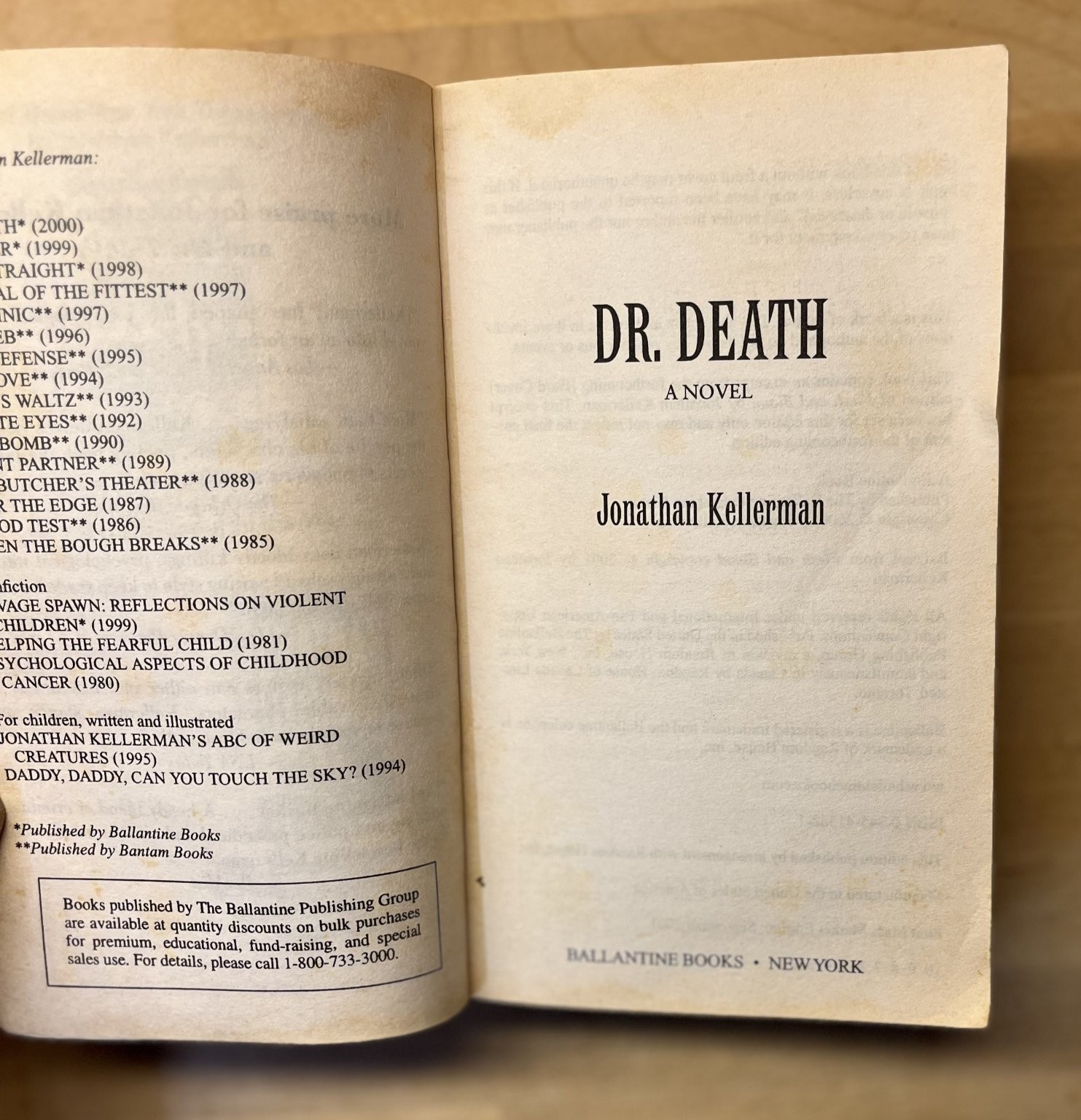 Dr. Death Jonathan Kellerman Alex Delaware Novel Thriller Suspense