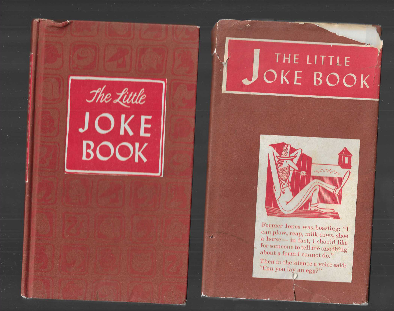 vtg THE LITTLE JOKE BOOK by Henry R. Martin -THE PETER PAUPER PRESS HC DJ 1959