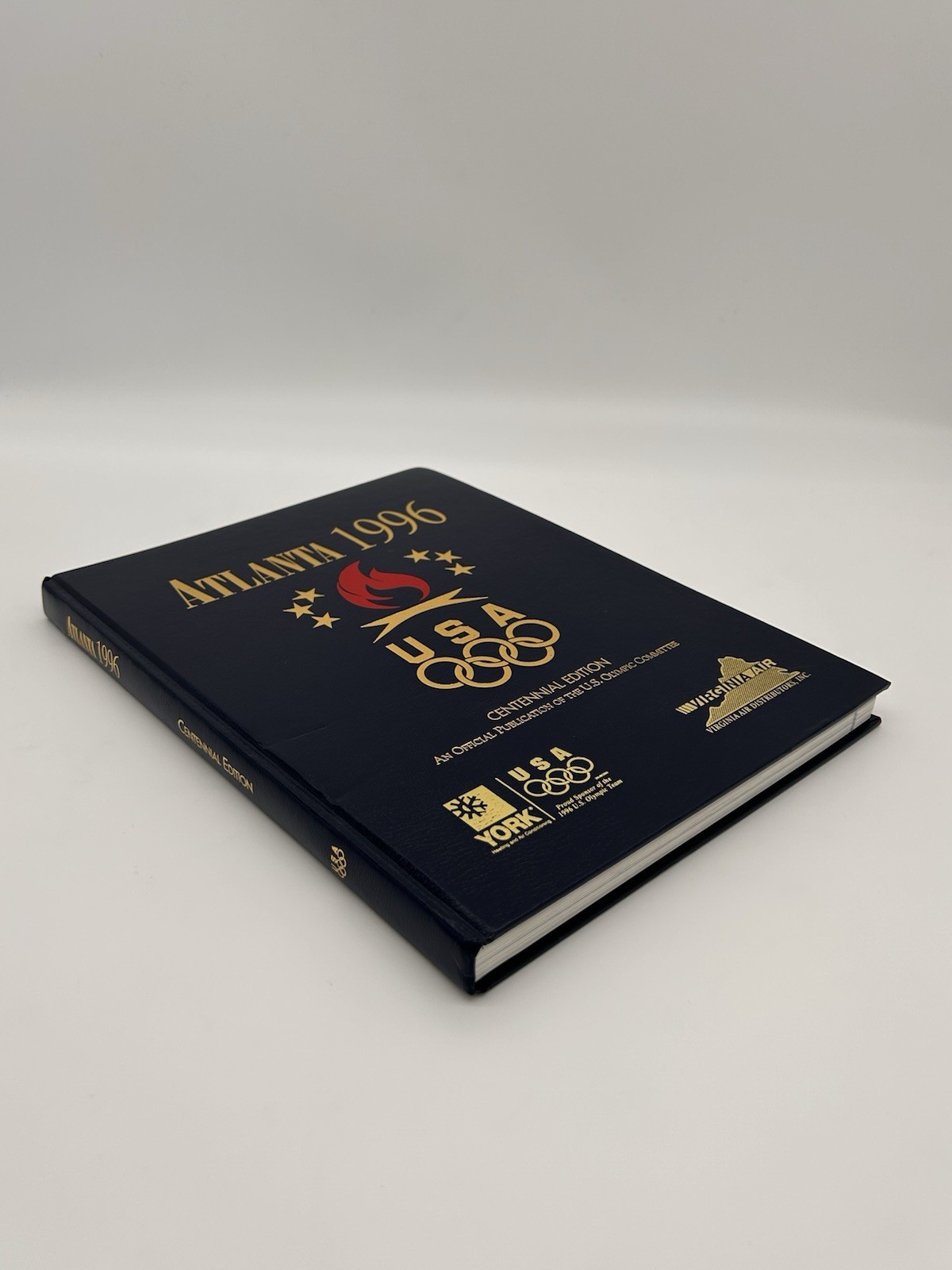 Atlanta 1996 Centennial Edition Olympic Book USOC Hardcover York Virginia Air