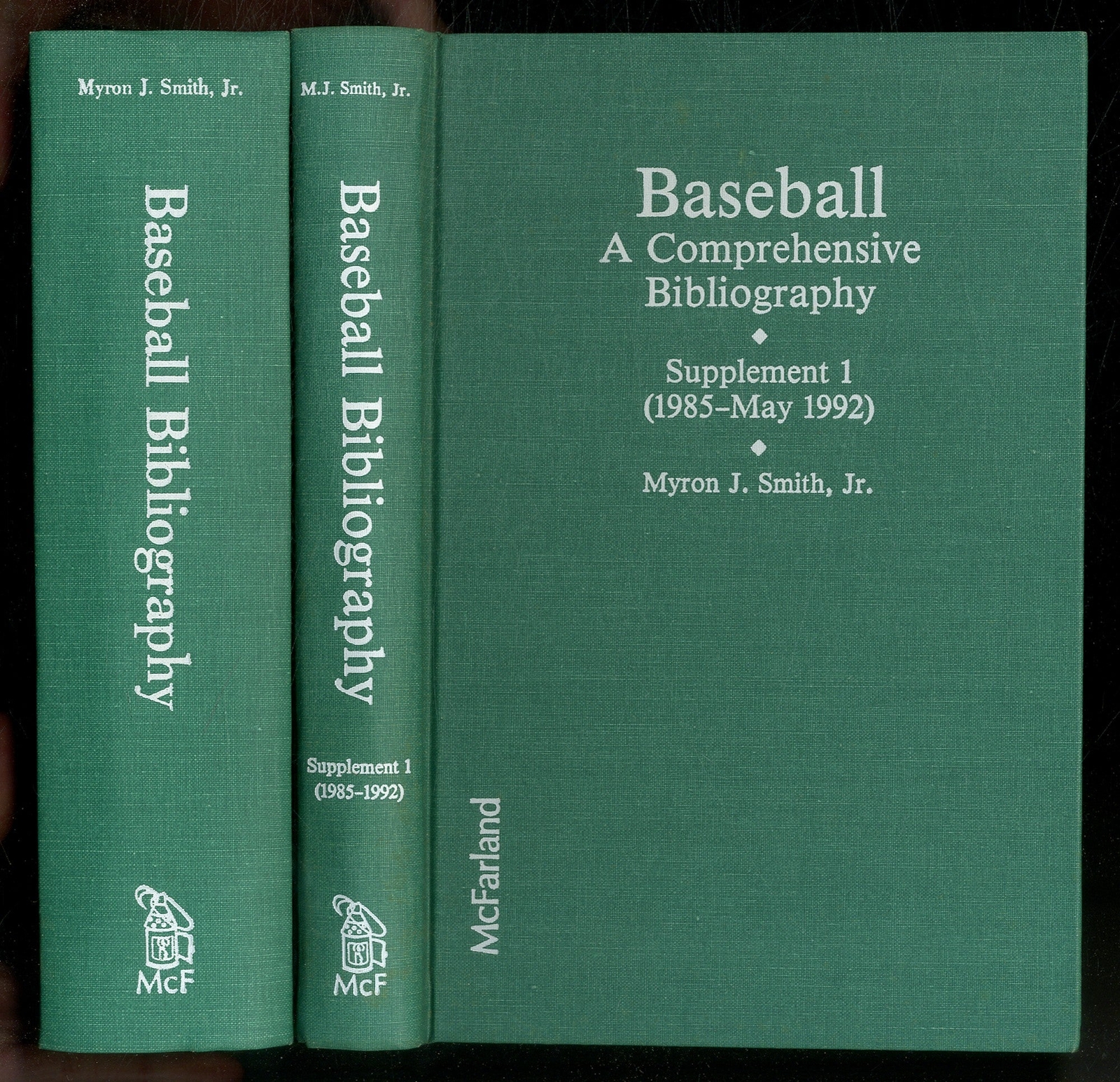 Myron J SMITH / Baseball Comprehensive Bibliography with Baseball 1st ed 1986
