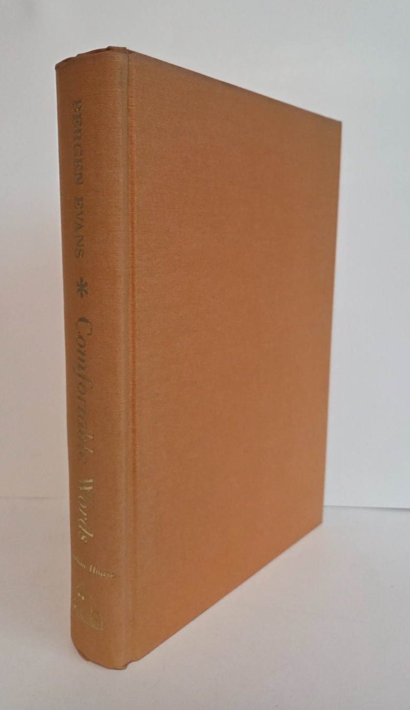 Comfortable Words — Bergen Evans | 1st Printing 1961 Random House | HC w/DJ