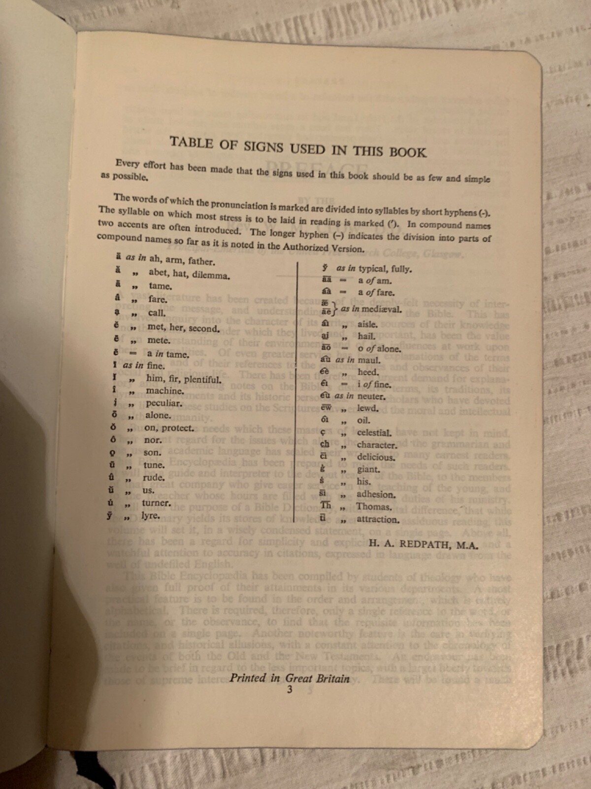 The Bible Reader’s Encyclopaedia and Concordance Rev W M Clow D.D. Leather 1962