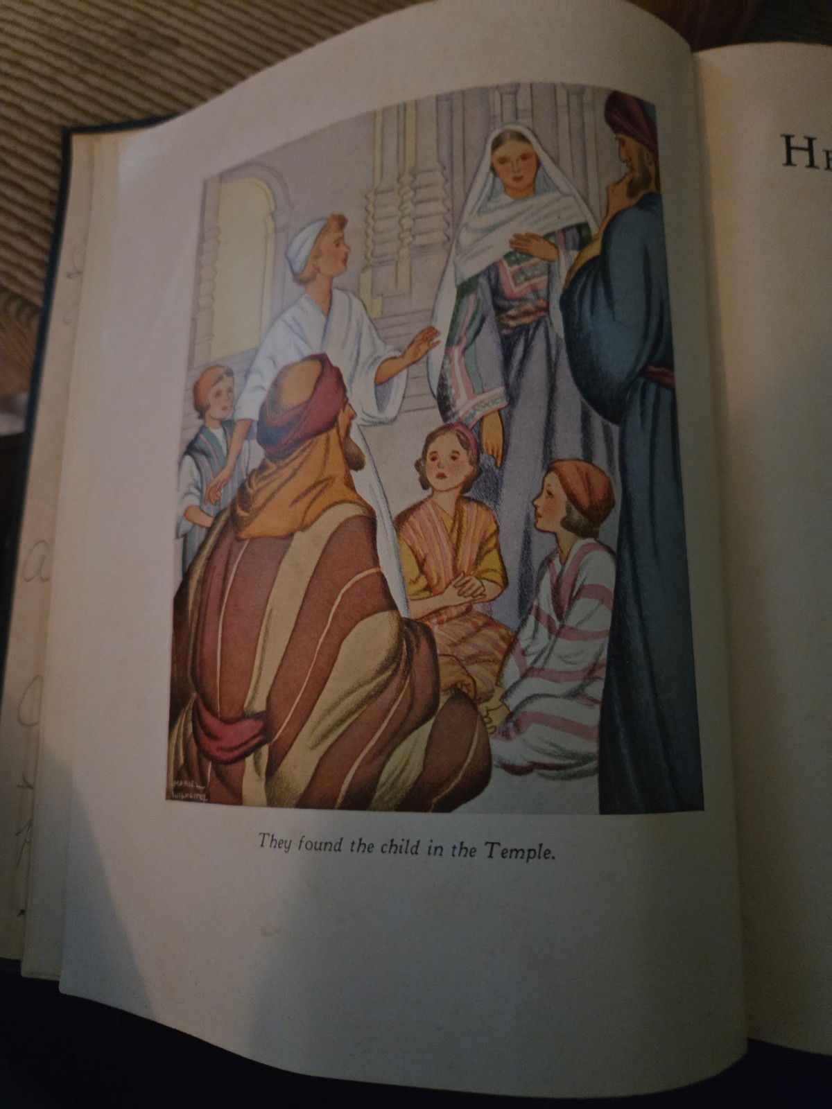 1940 Heroes Of The Bible Illustrated Children’s Book By Olive Beaupre Miller
