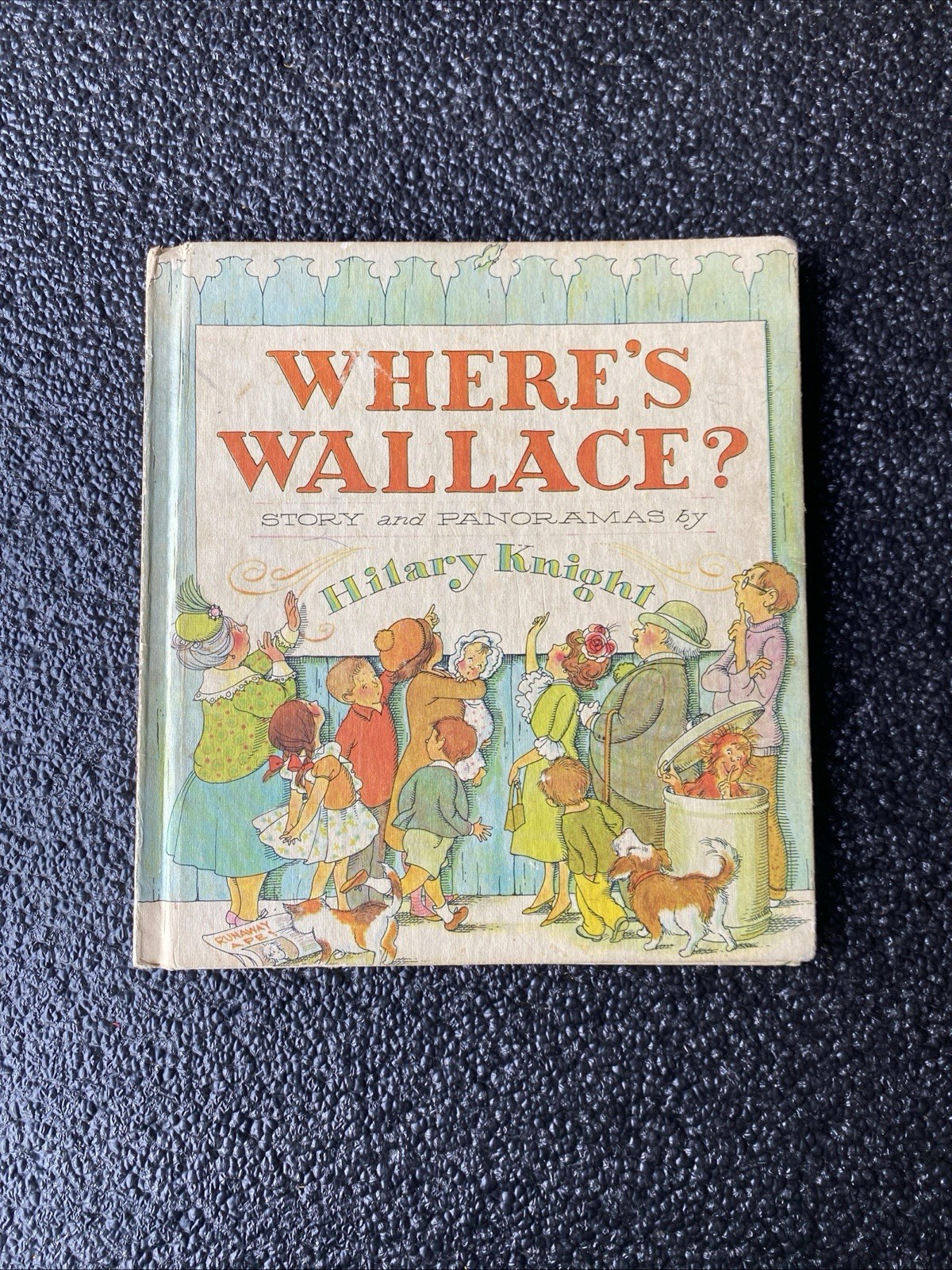 Vintage Where’s Wallace By Hilary Knight HC Weekly Reader Book Club