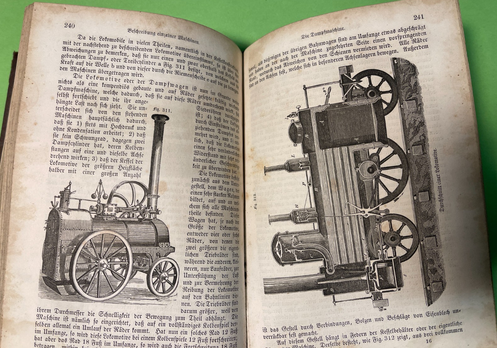 ANTIQUE BOOK THE SCHOOL OF THE MECHANIC 1865 Franz Luckenbacher Friedrich Kohl