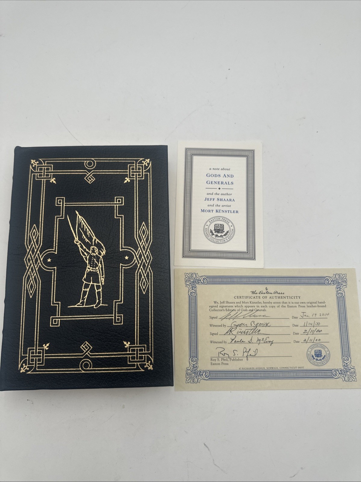 Gods and Generals ~ JEFF SHAARA ~ SIGNED Easton Press Edition 2000 Killer Angels