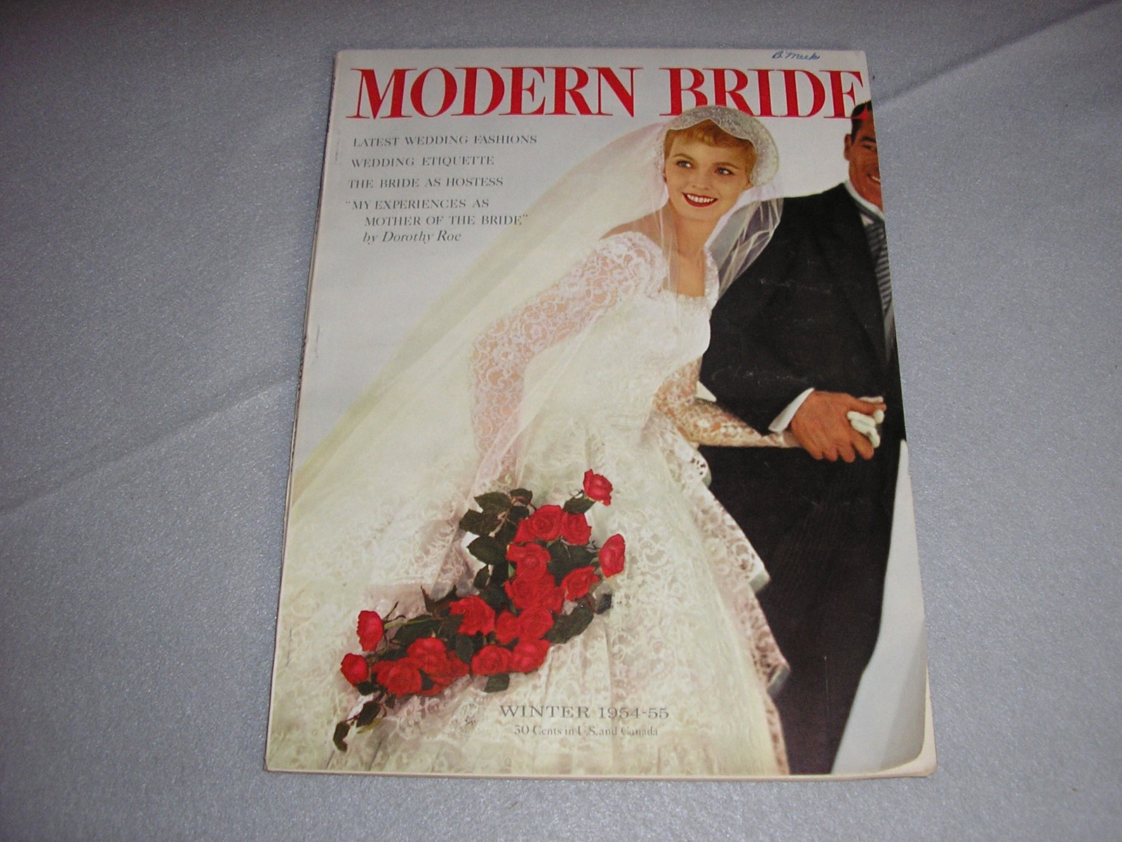 Vintage Bridal Magazine Book Guide for the Bride Wedding Dress Marriage etc 1954