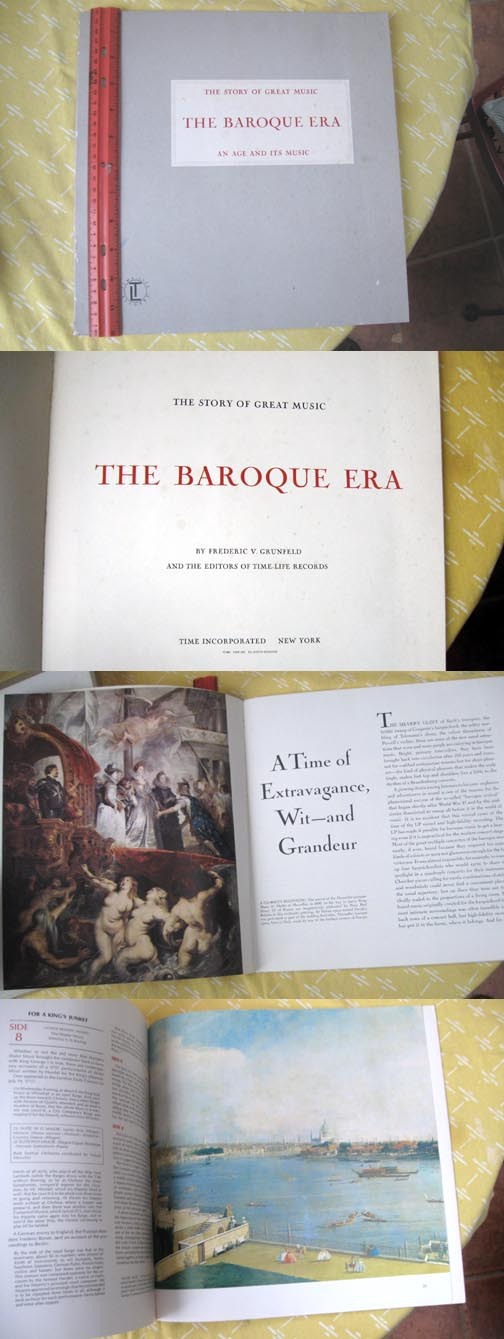 BAROQUE ERA,Great Music,1966,Grunfeld,Illust.