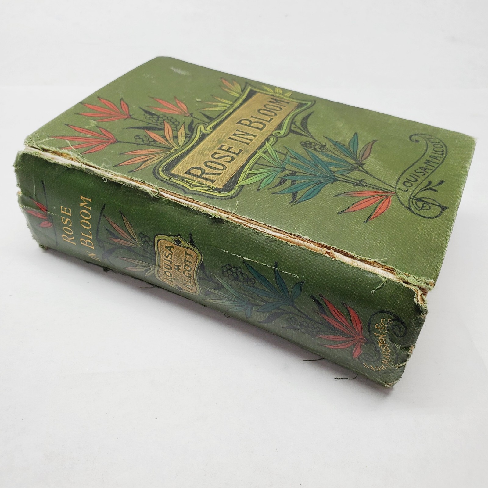 Rare Louisa M Alcott ROSE IN BLOOM ~ New Edition ~ 1878 ~ Sampson Low Marston Co