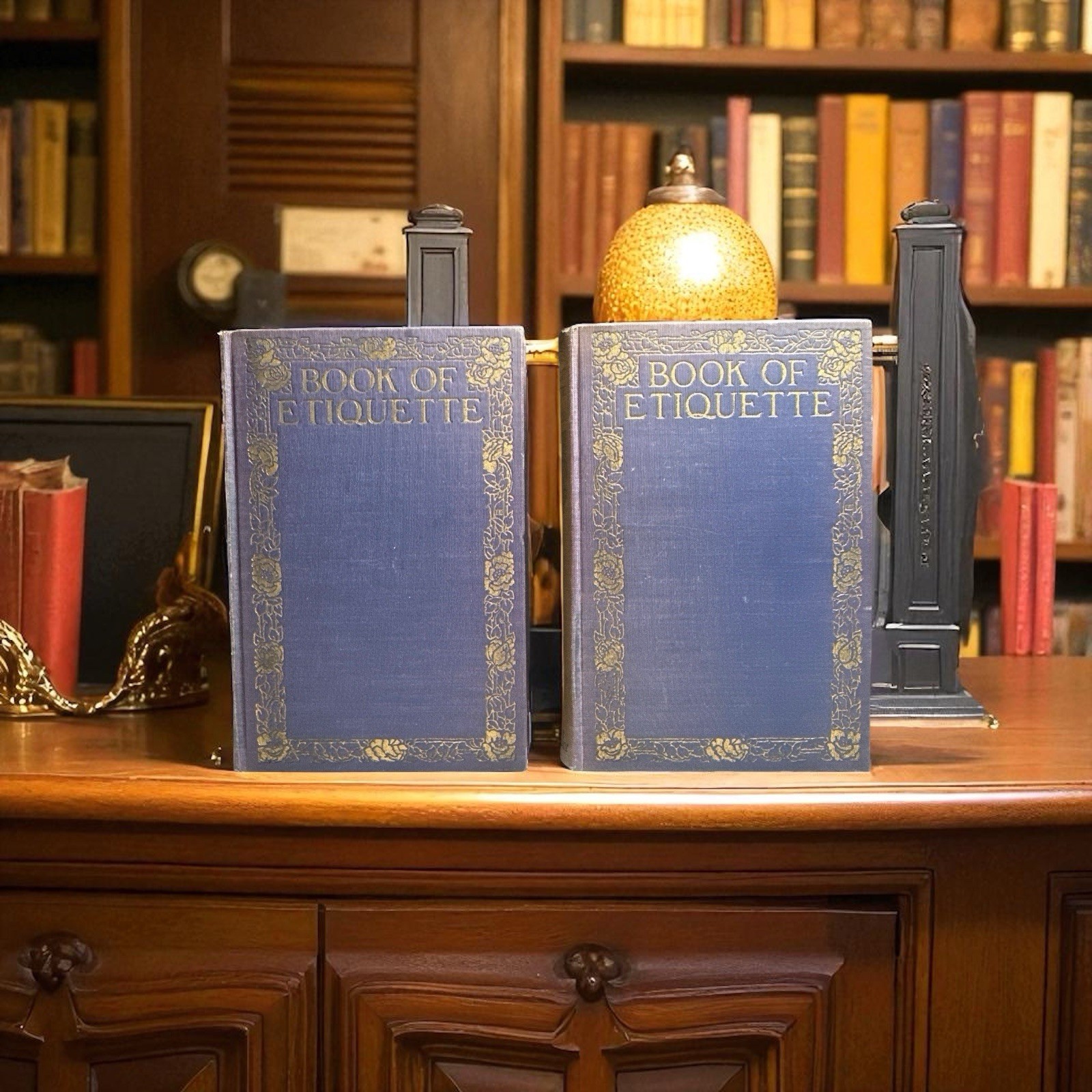 Book of Etiquette Volume 1 & 2 by Lillian Eichler 1922 HC – Antiquarian Book Set