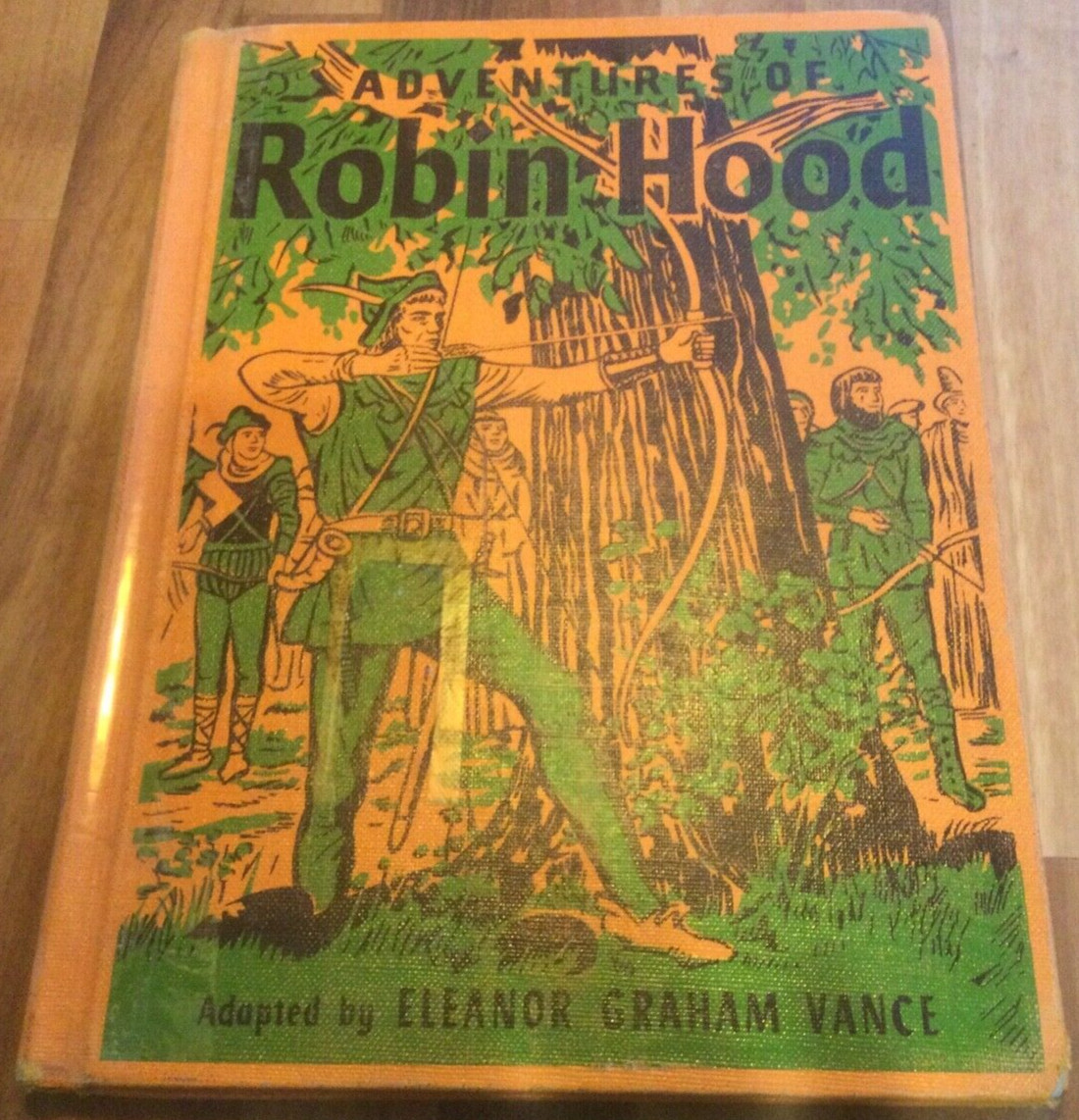 Vintage HC Book The Adventures Of Robinhood Eleanor Graham Vance 1953