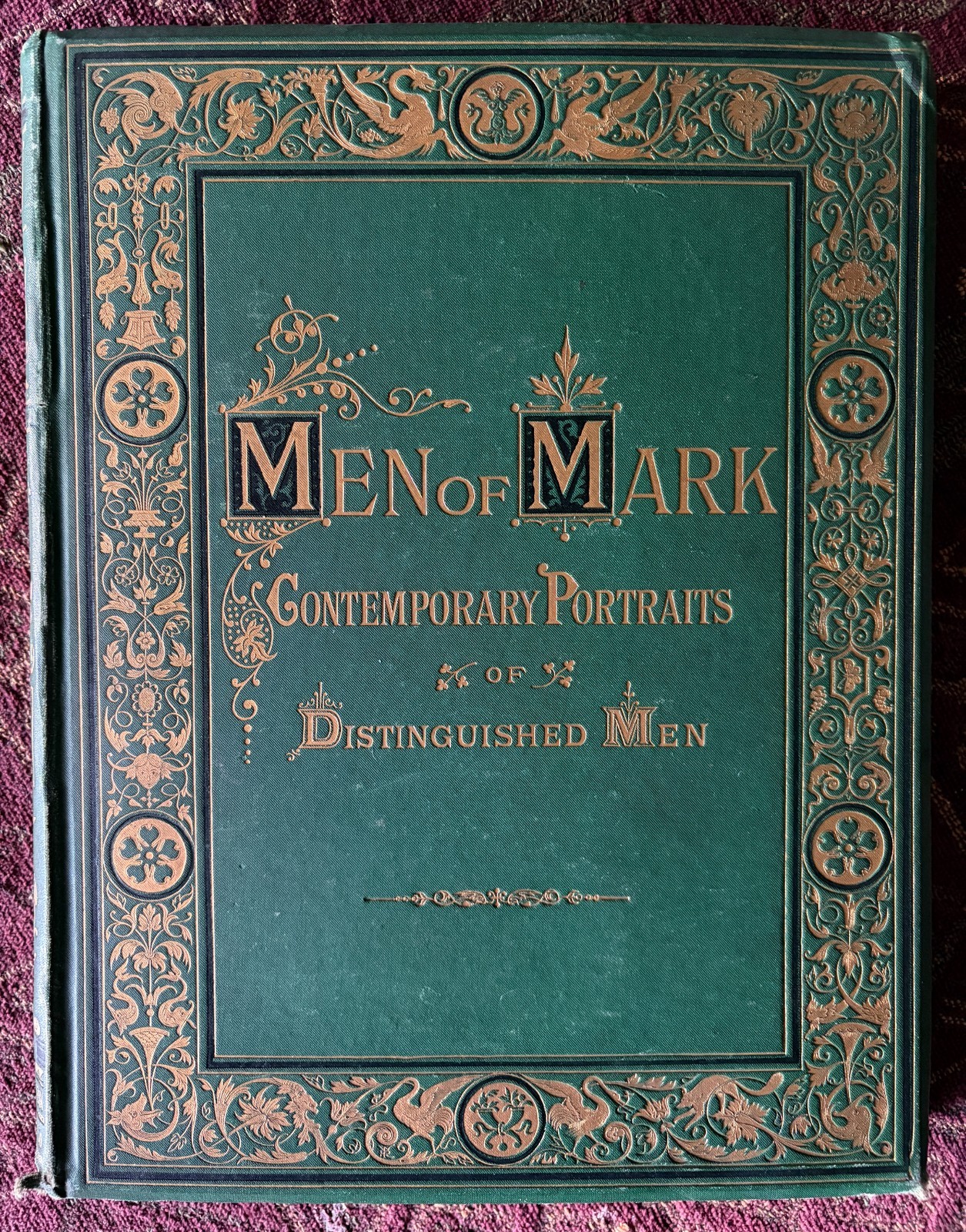 1877 MEN OF MARK, CONTEMPORARY PORTRAITS OF DISTINGUSHED MEN (BR11609)