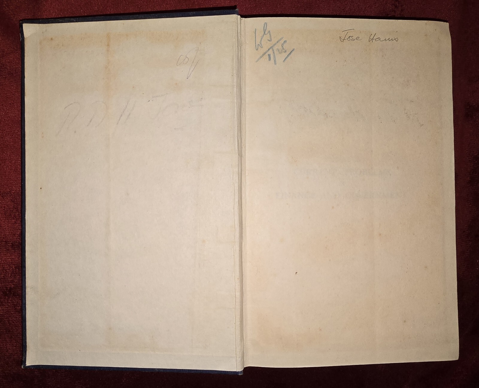 Antique Book : Current Problems In Finance & Government By Sir Josiah Stamp 1924