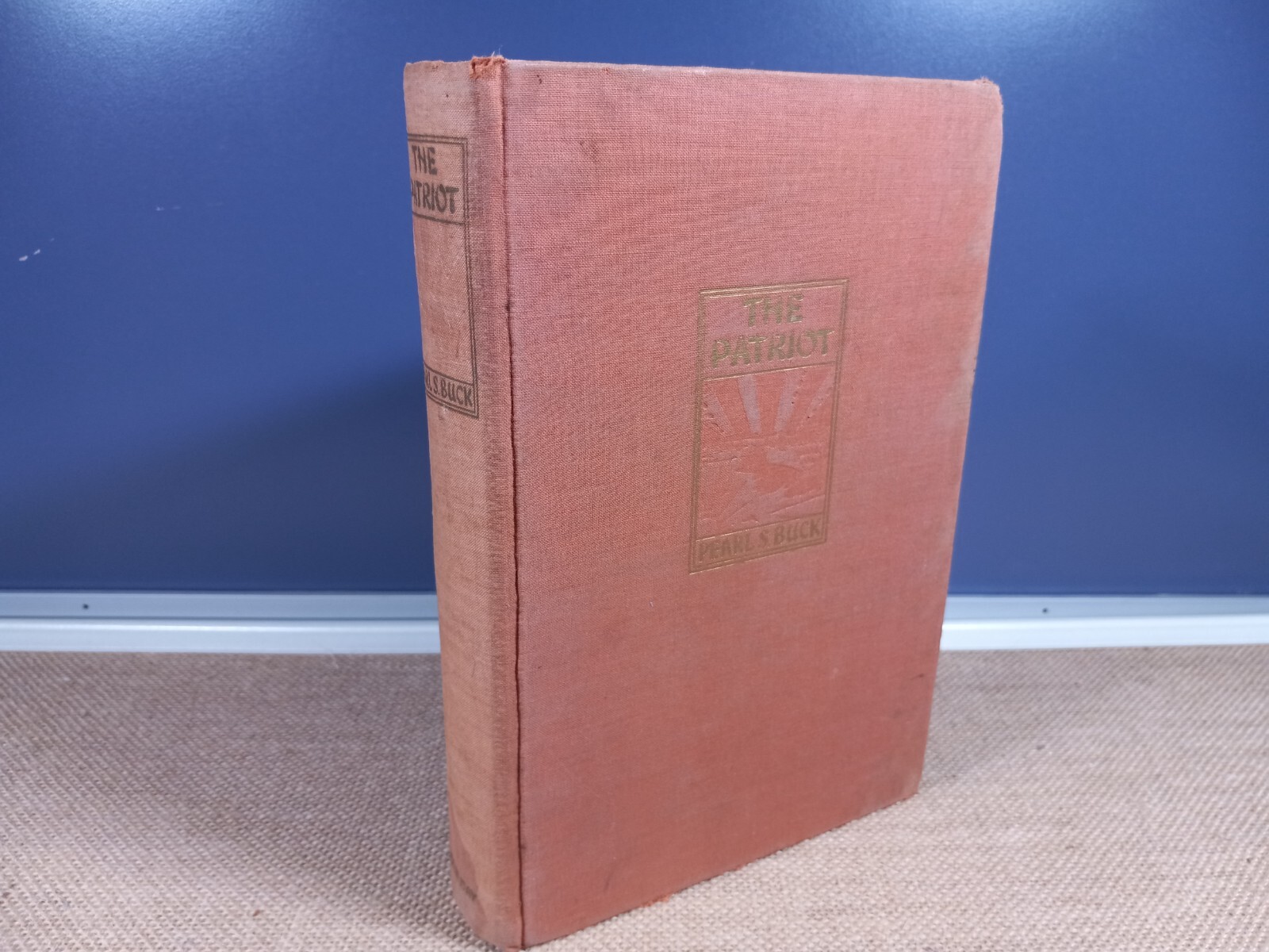 „THE PATRIOT“ PEARL S. BUCK HARDCOVER BOOK 1939 1ST EDITION JOHN DAY COMPANY