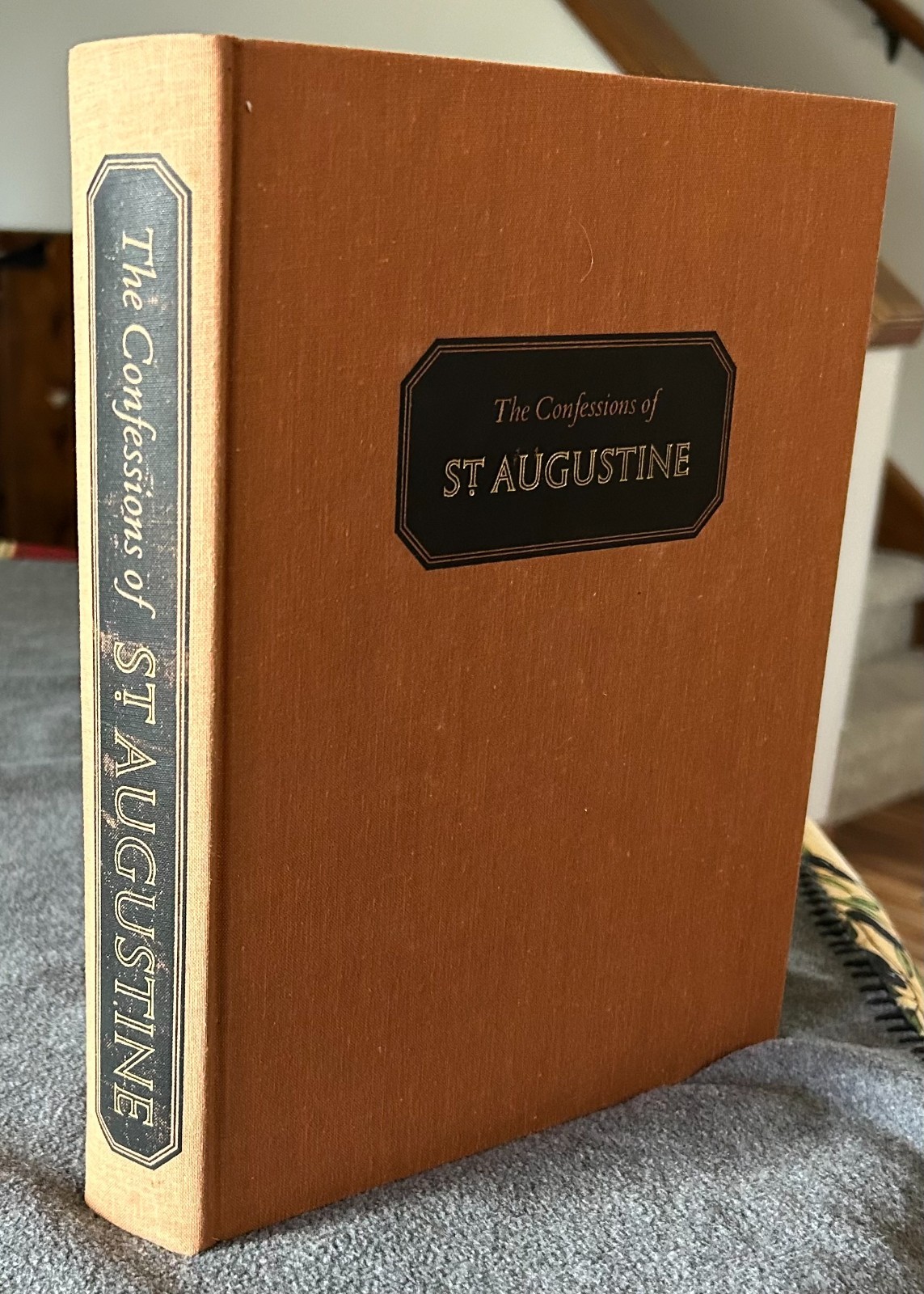 1963 THE CONFESSIONS OF ST. AUGUSTINE The Heritage Press Hardbound W/Dust Cover