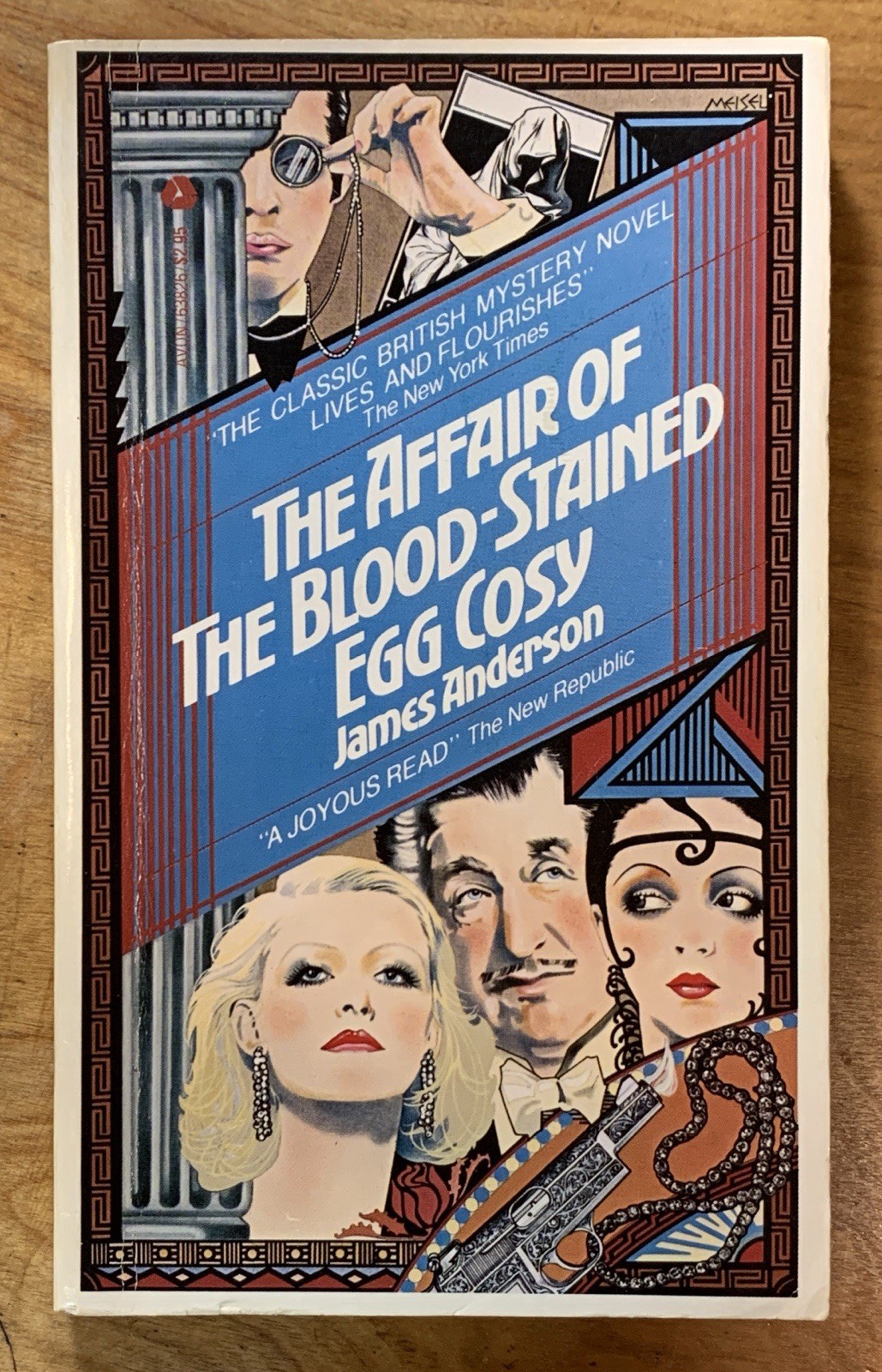 The Affair Of The Blood-Stained Egg Cosy by James Anderson – VG+ vintage 1978 pb