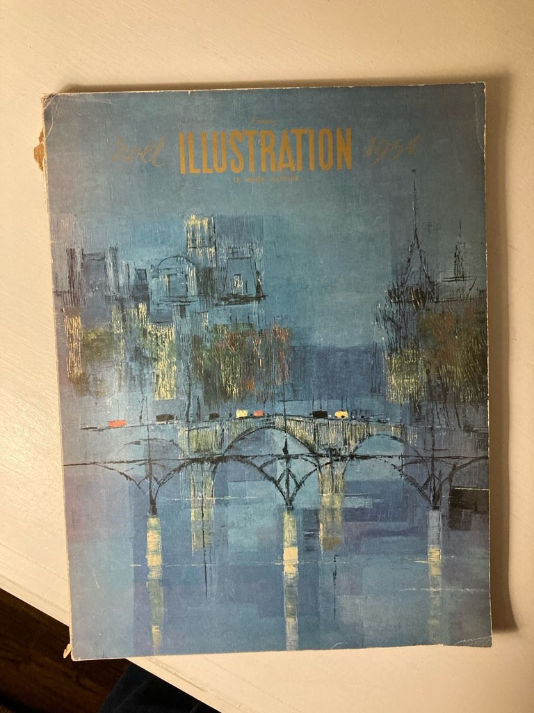 France Illustration Dec. 1954 Noel – Braque, Manet, Modern Art, tipped-in plates
