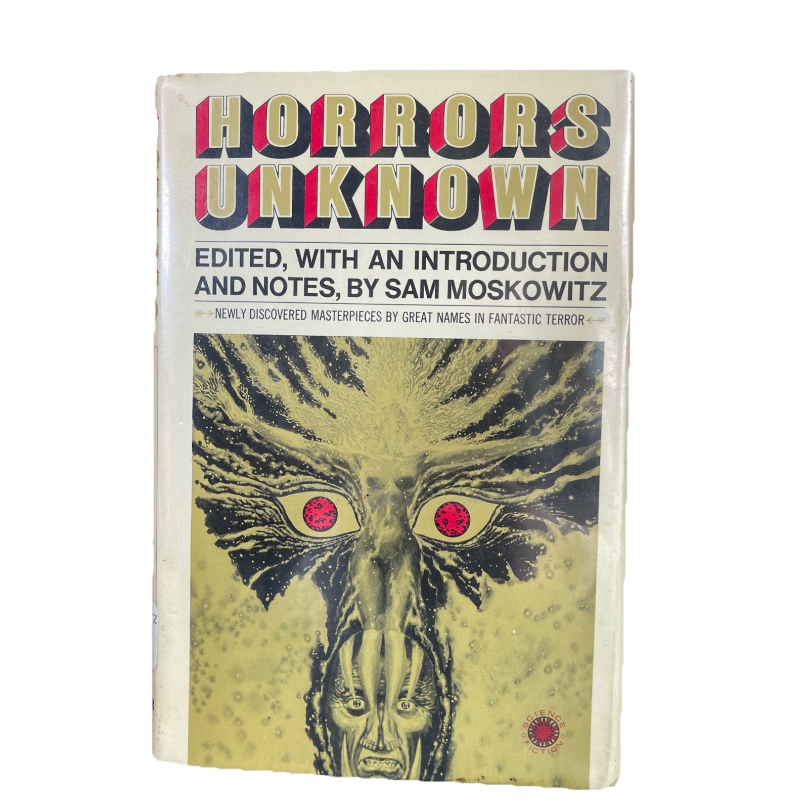 Horrors Unknown 1971 Vintage Science Fiction 1st Edition HCDJ