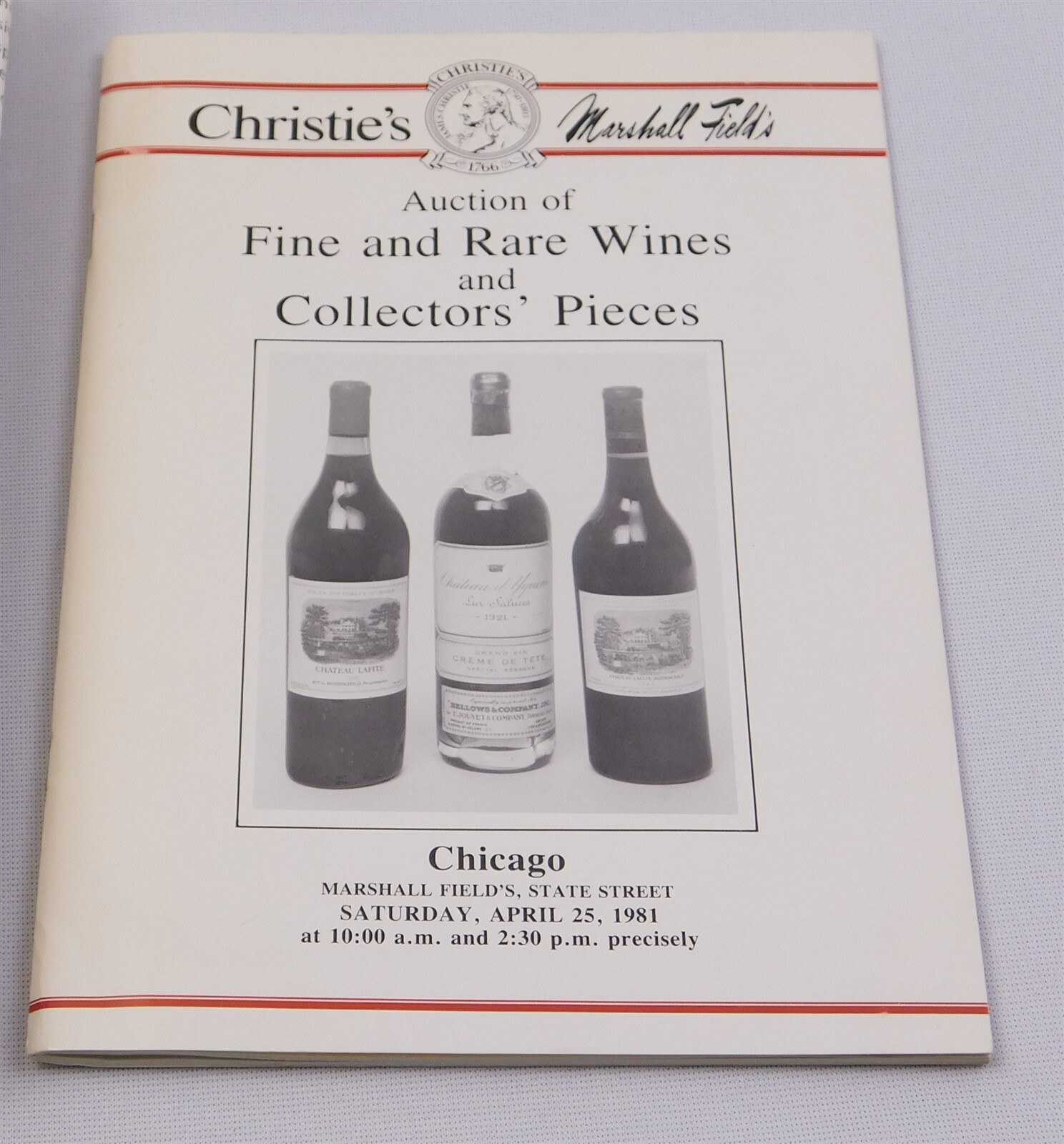 3 Vtg Wine Books Christie’s Auction 1981 1987 Encyclopedia Of Wines Spirits 1967