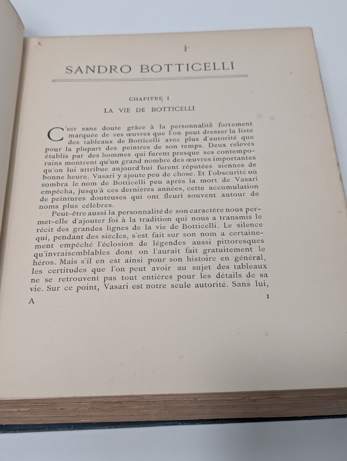 Sandro Botticelli Hachette 1913 hardback antique book