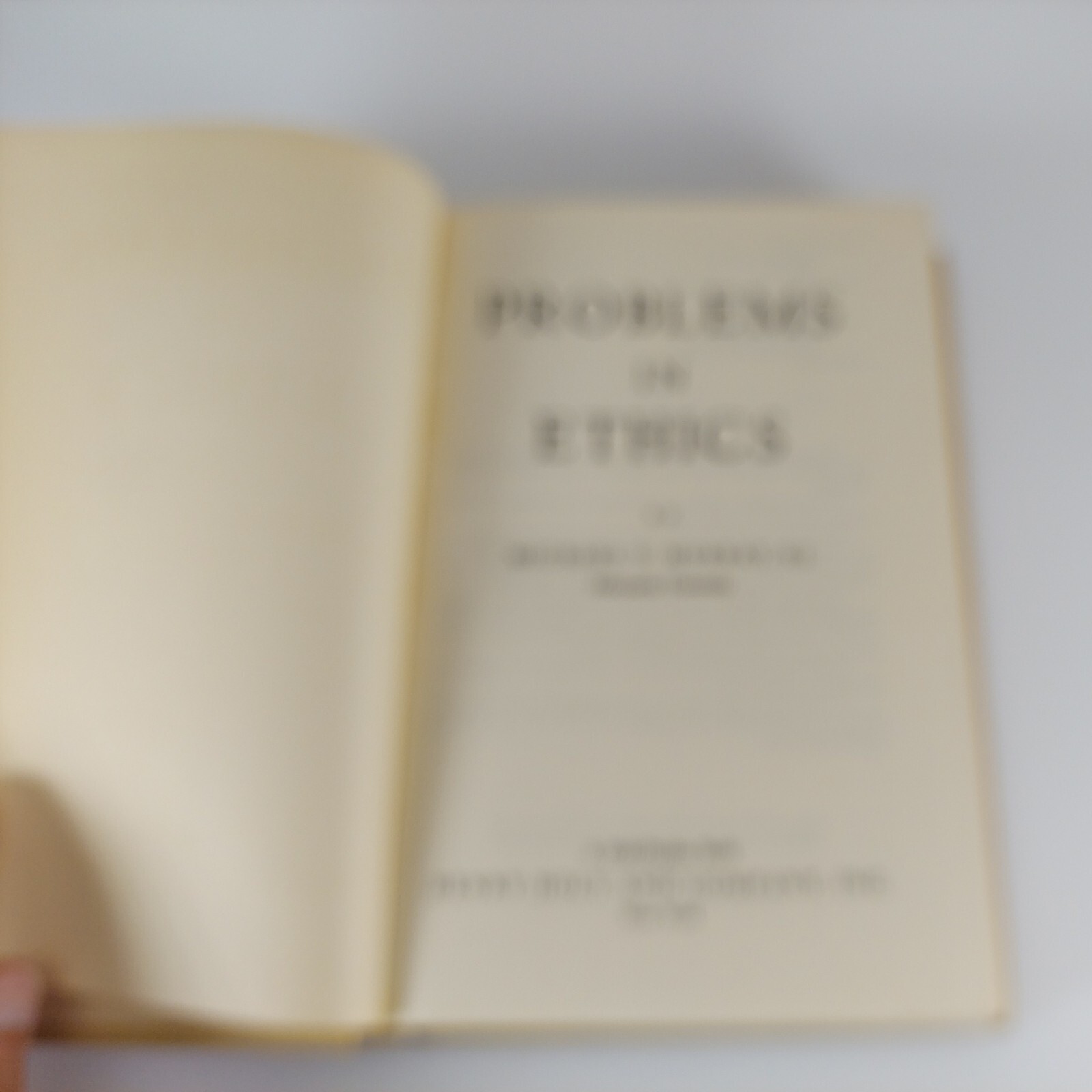 Problems In Ethics Michael V. Murray 1960 HCDJ Henry Holt & Company