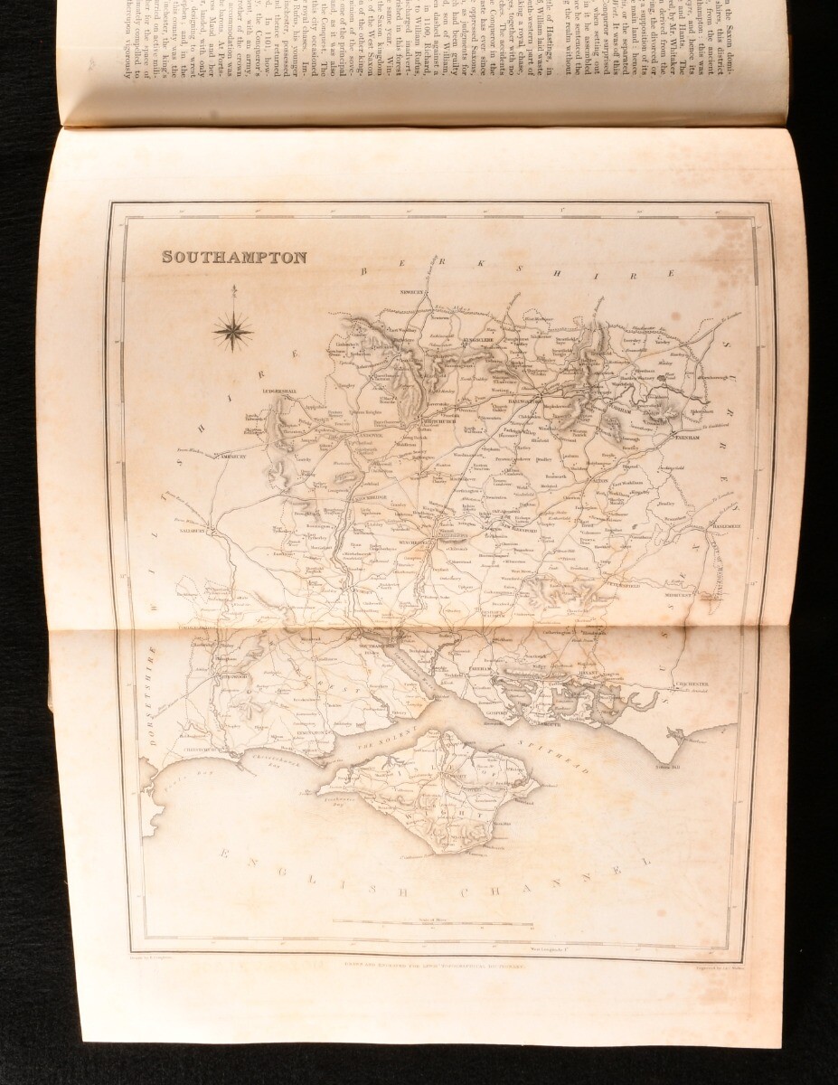 1831 4vol A Topographical Dictionary of England Folding Maps Samuel Lewis