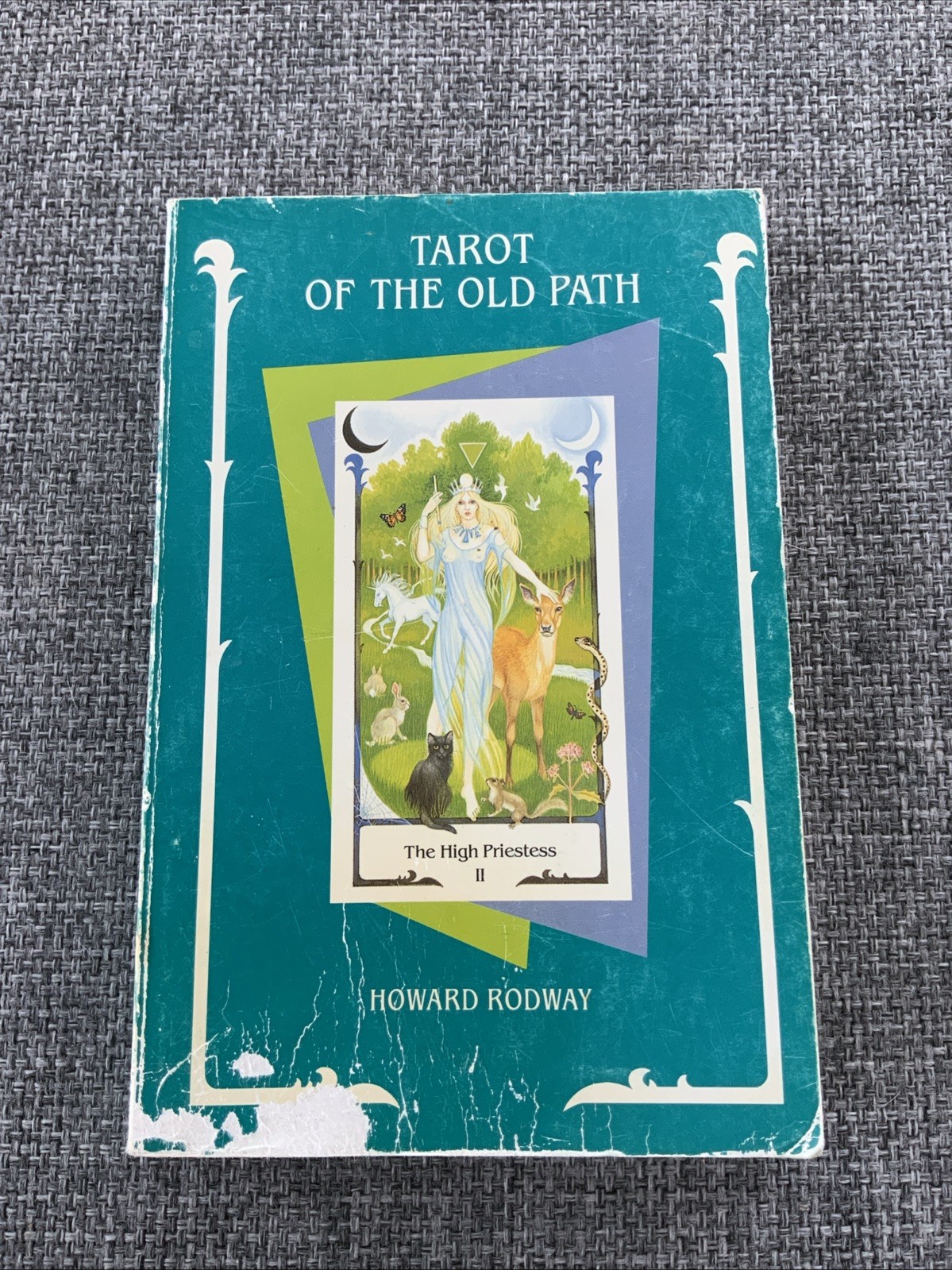 Tarot of the Old Path Book Howard Rodway 1990 First Edition PB