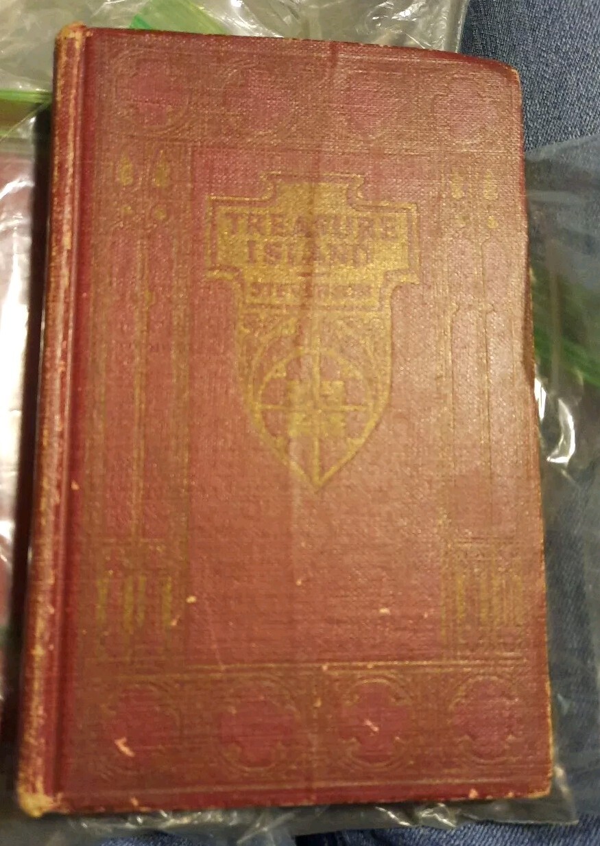 1923 Treasure Island by Robert Louis Stevenson,Kingsport Press TN-J H Sears & Co
