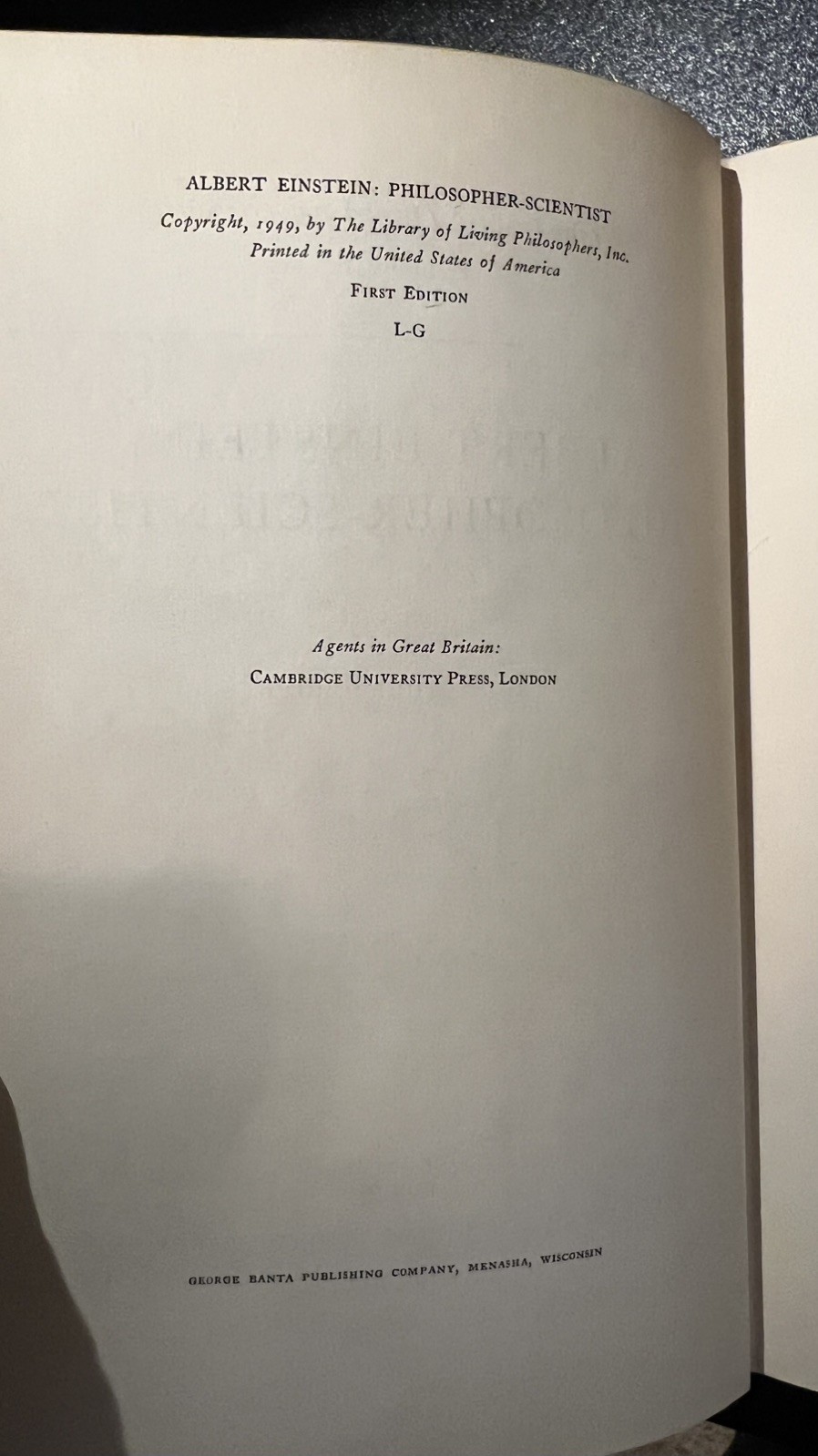 Albert Einstein Philosopher ~ Scientist by Paul Schilpp HC/DJ 1st Edition 1949