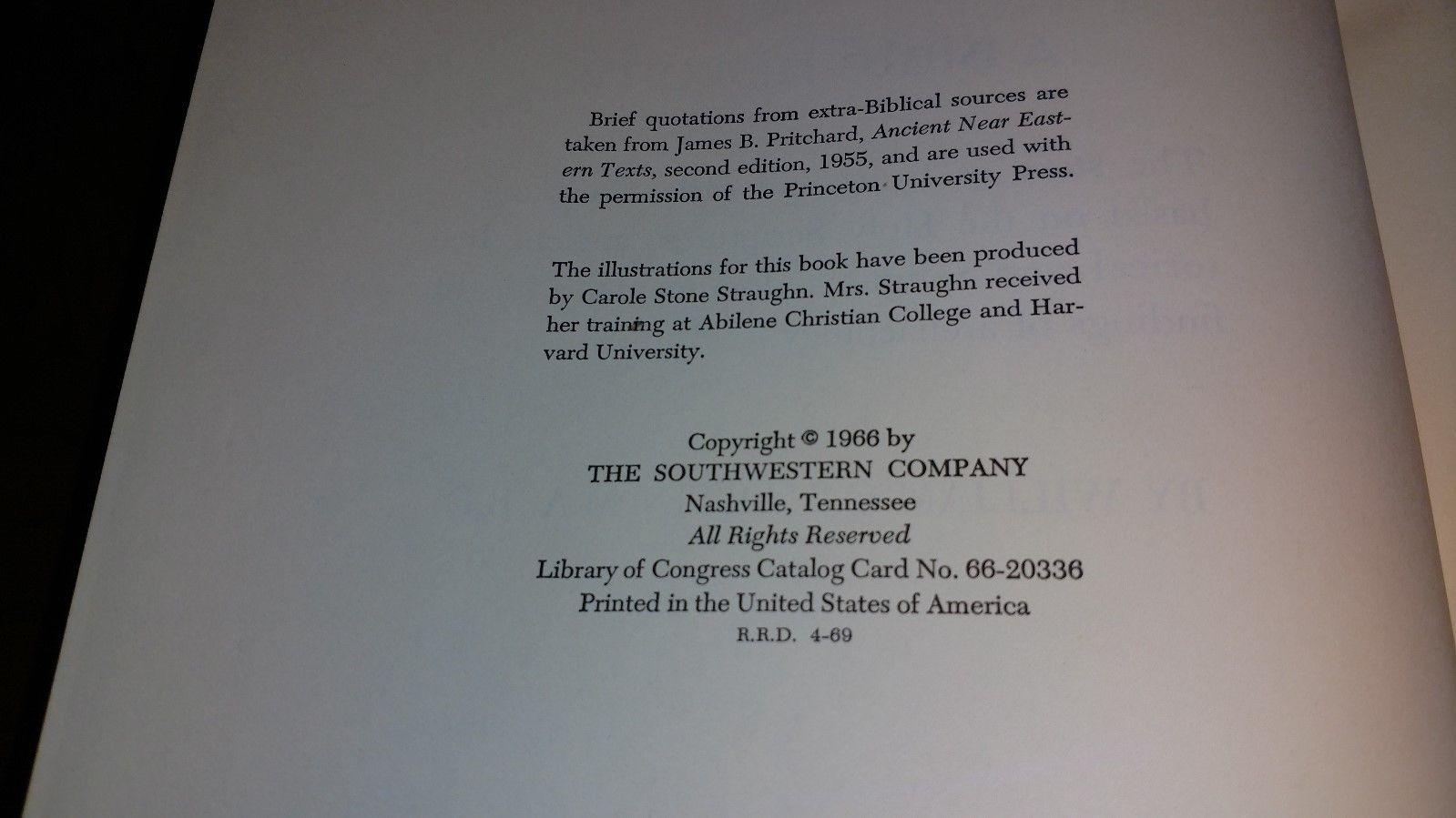 A Bible History Book „There Were God’s People“ by William C Martin MA BD 1966 CR